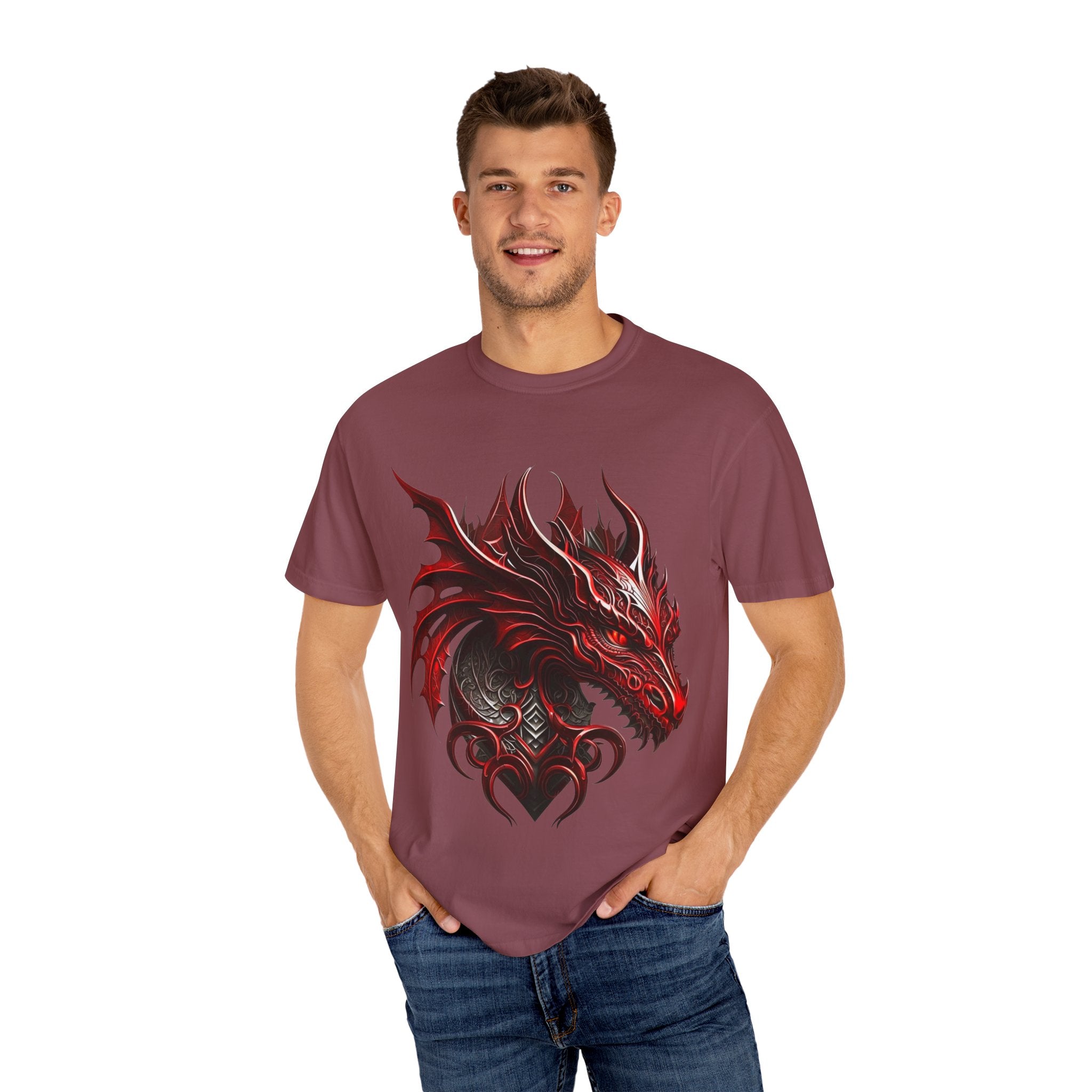 Red Dragon Graphic Unisex T-Shirt - Bold & Edgy Design
