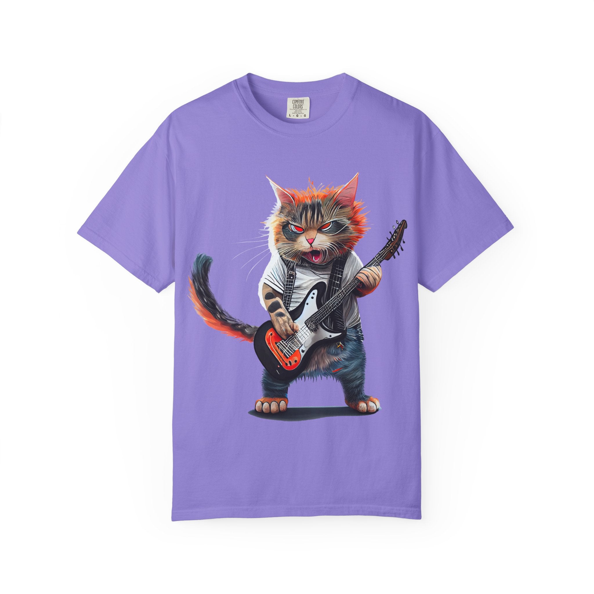 Rockin' Kitty Unisex Garment-Dyed T-Shirt