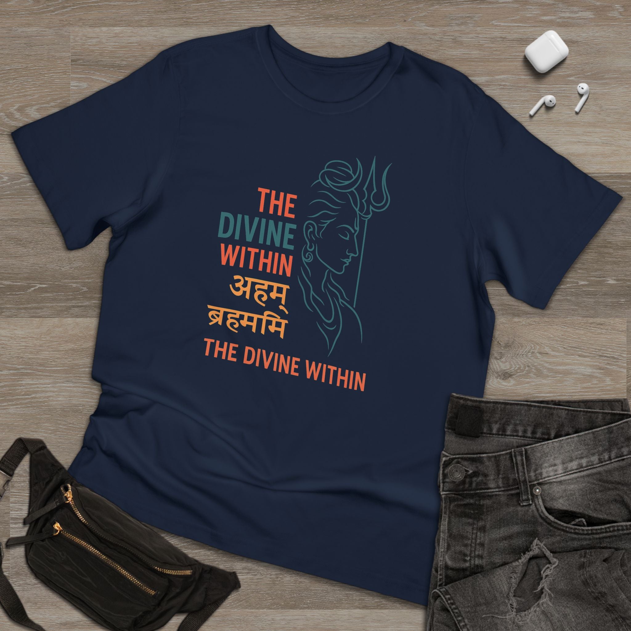 Spiritual Unisex T-shirt, Meditative Tee, Yoga Apparel, Divine Design Shirt, Gift for Mindfulness, Festival Wear