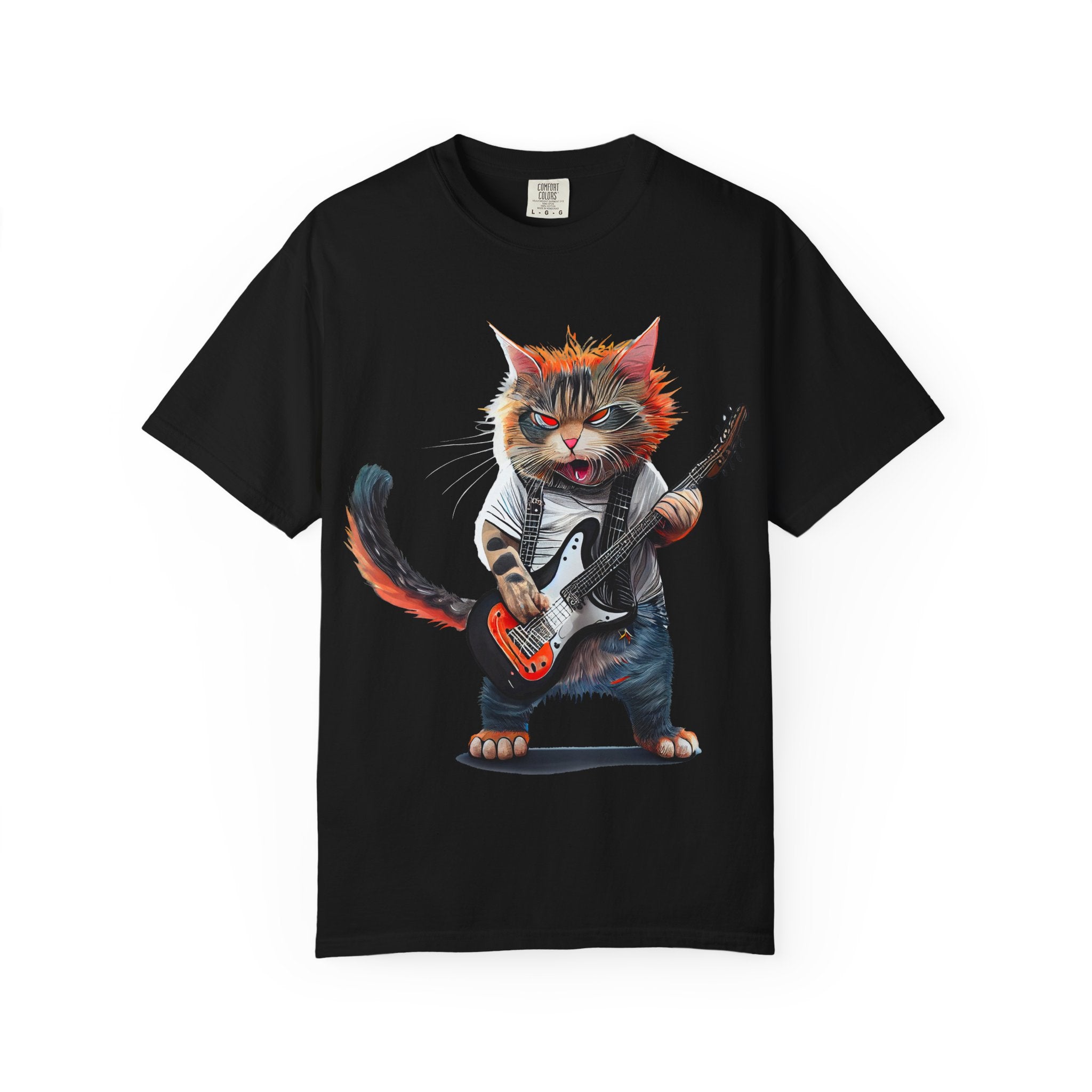 Rockin' Kitty Unisex Garment-Dyed T-Shirt