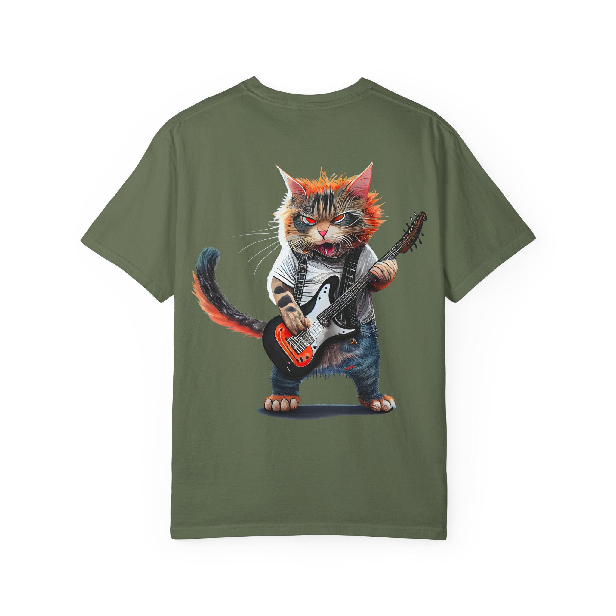 Rockin' Kitty Unisex Garment-Dyed T-Shirt