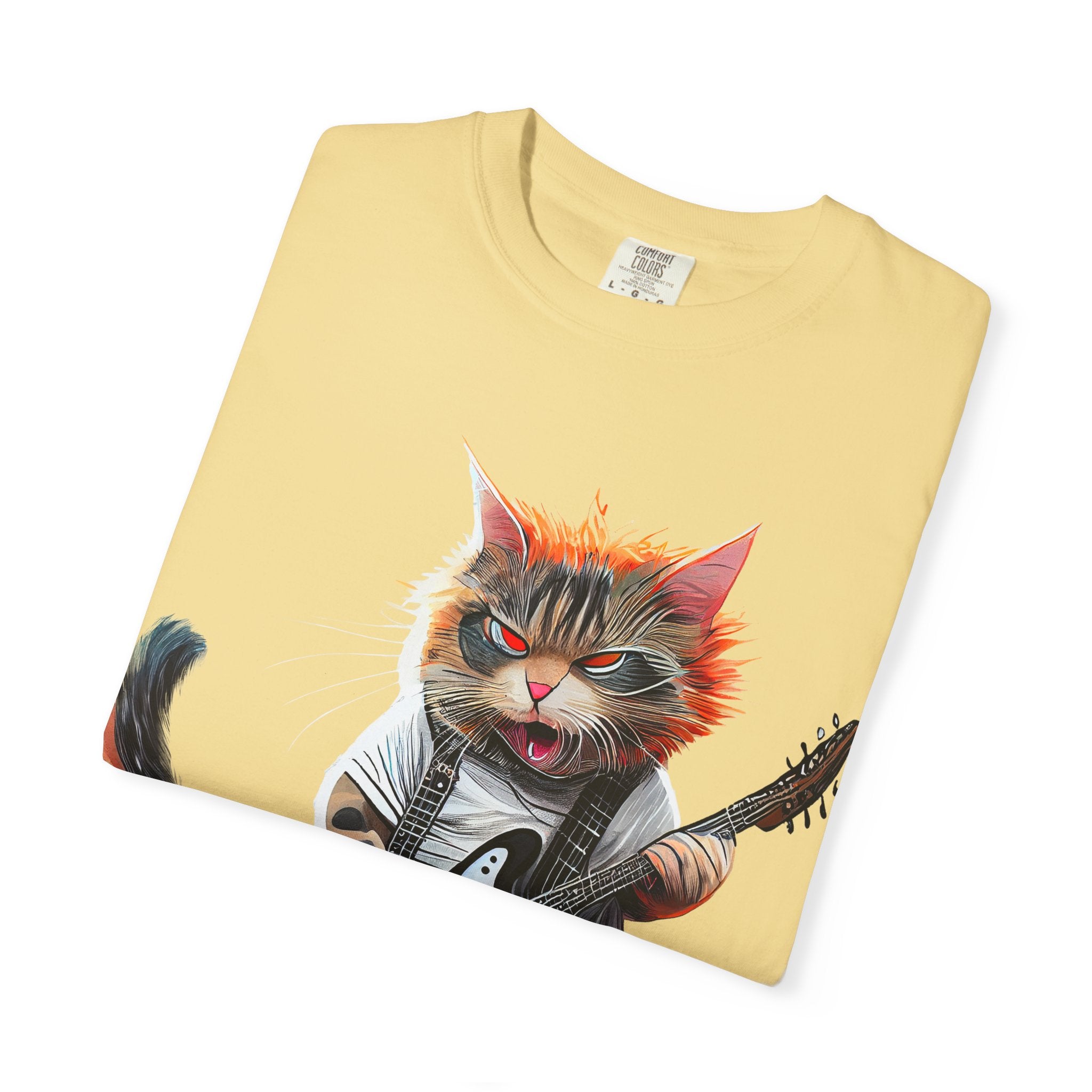 Rockin' Kitty Unisex Garment-Dyed T-Shirt