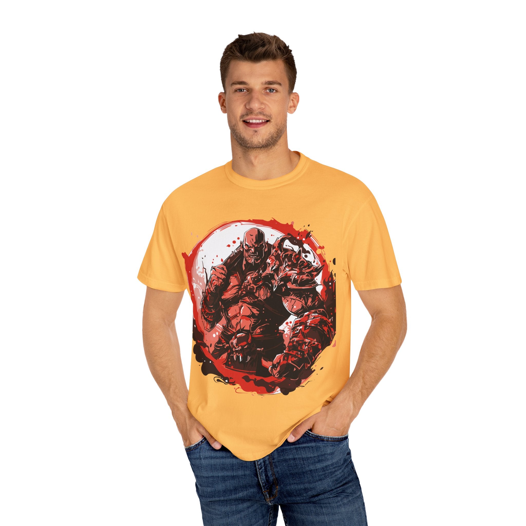 Bold Graphic Unisex T-Shirt - Red Warrior Design