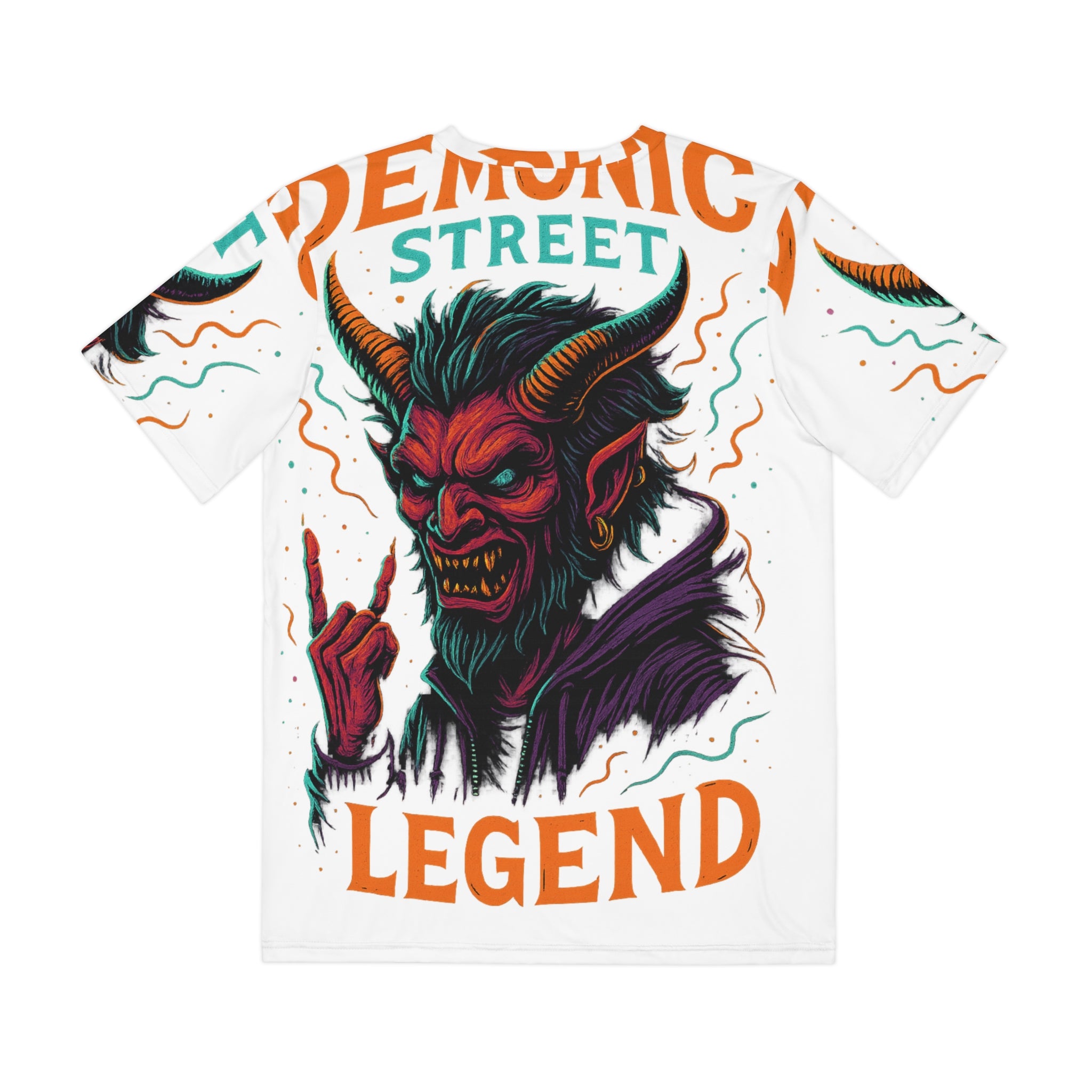 Demonic Street Legend Tee, Graphic T-Shirt, Men's Casual Shirt, Unique Festival Apparel, Streetwear Style