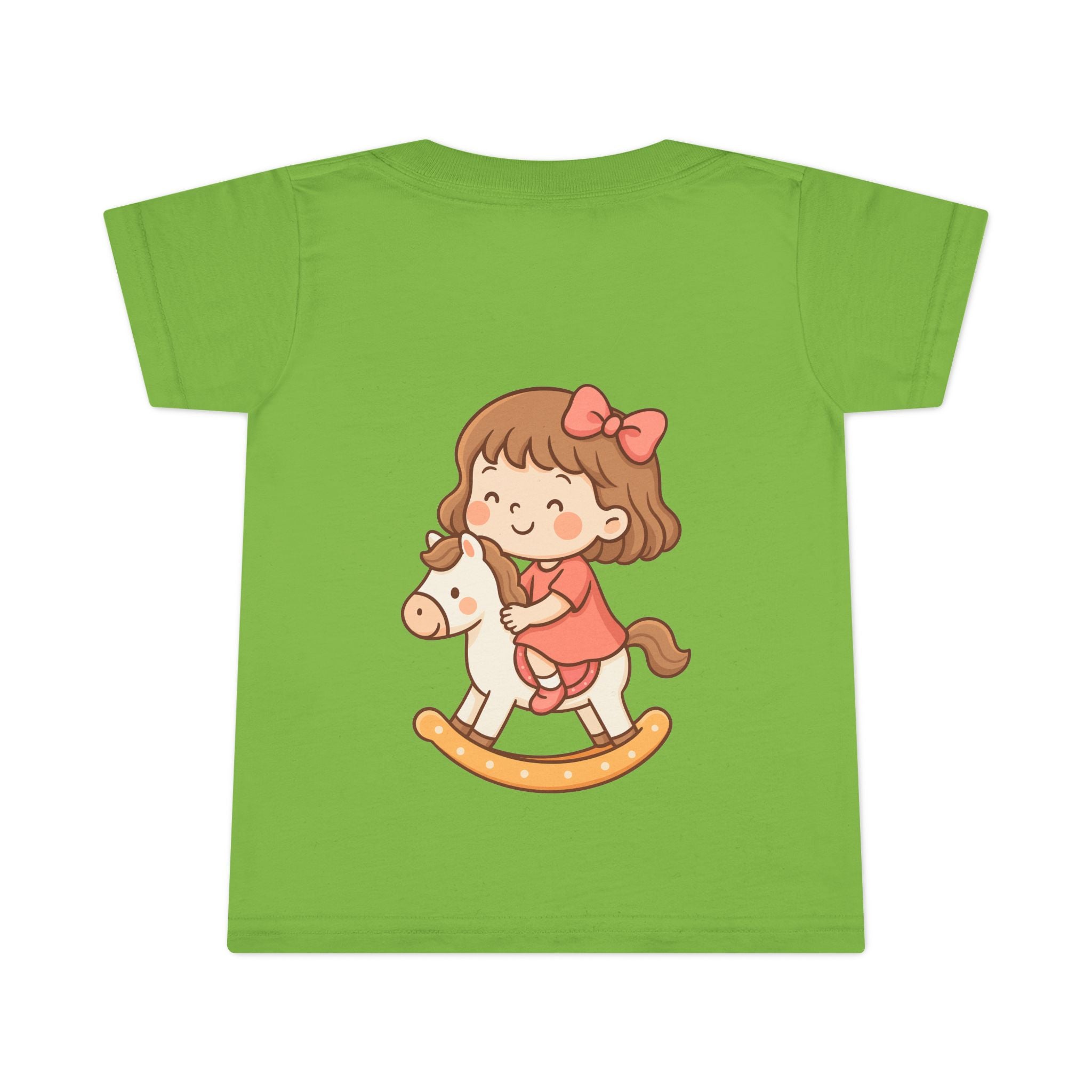 Toddler T-Shirt with Adorable Rocking Horse Design, Cute Kids Shirt, Baby Shower Gift, Playtime Outfit, Toddler Apparel