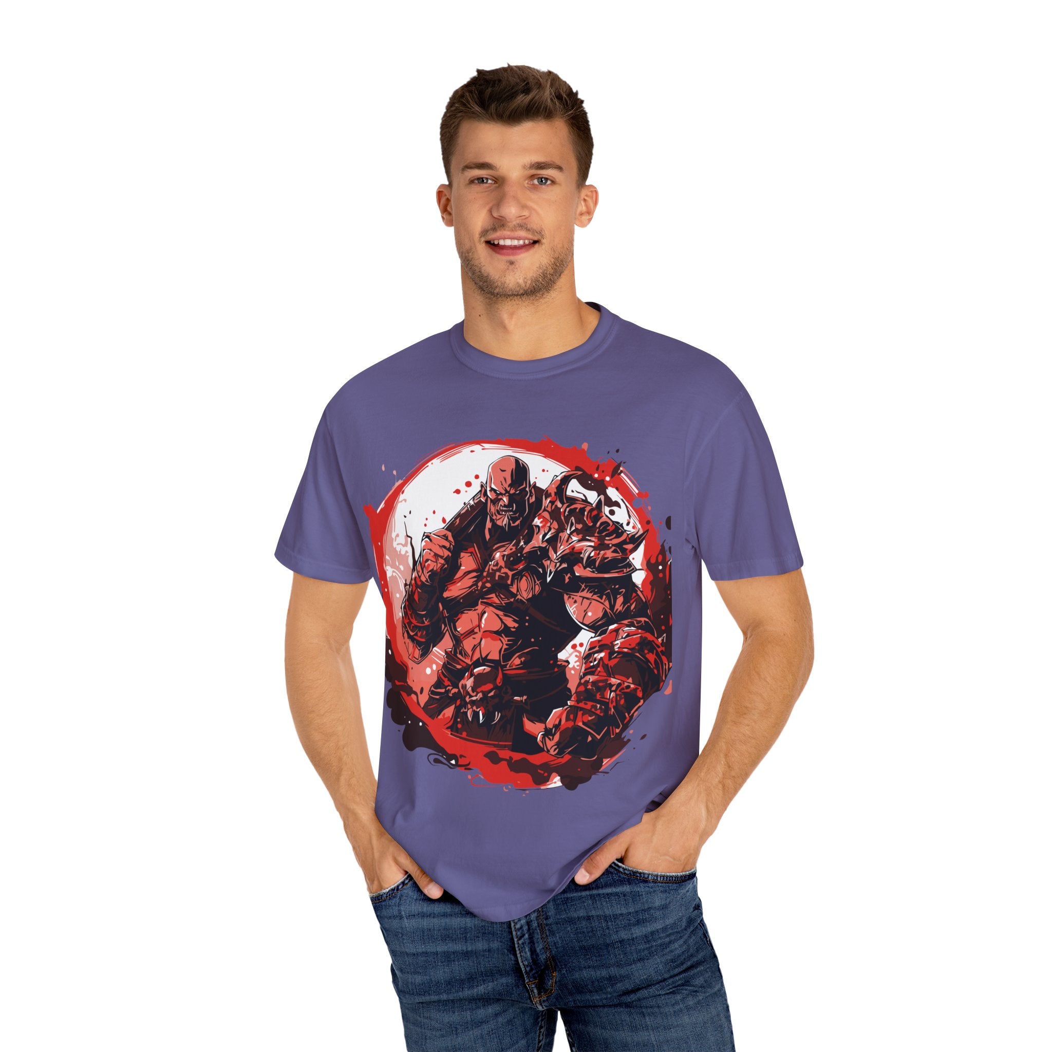 Bold Graphic Unisex T-Shirt - Red Warrior Design