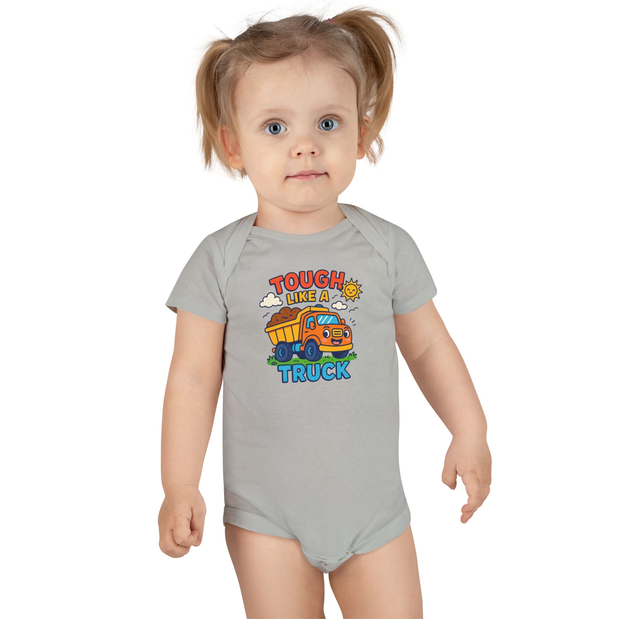 Tough Like a Truck Baby Onesie, Infant Clothing, Gift for New Parents, Baby Shower Gift, Cute Baby Outfit, Fun Toddler Apparel