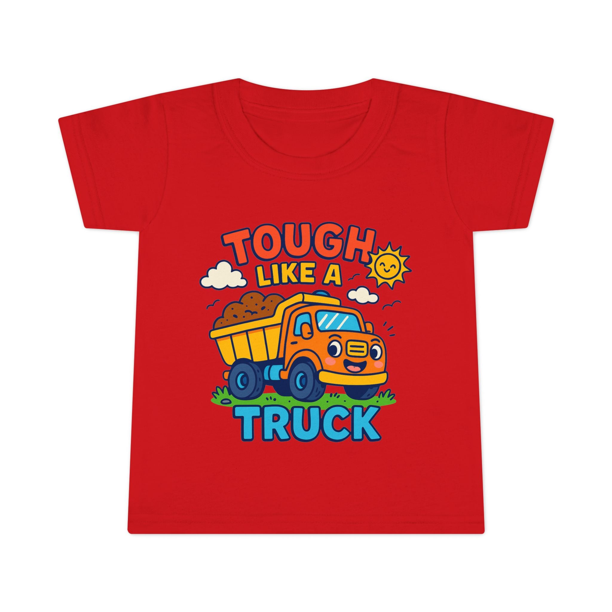 Tough Like a Truck Toddler T-Shirt | Cute Kids Tee, Truck Lover Gift, Birthday Outfit, Playtime Apparel, Toddler Casual Wear