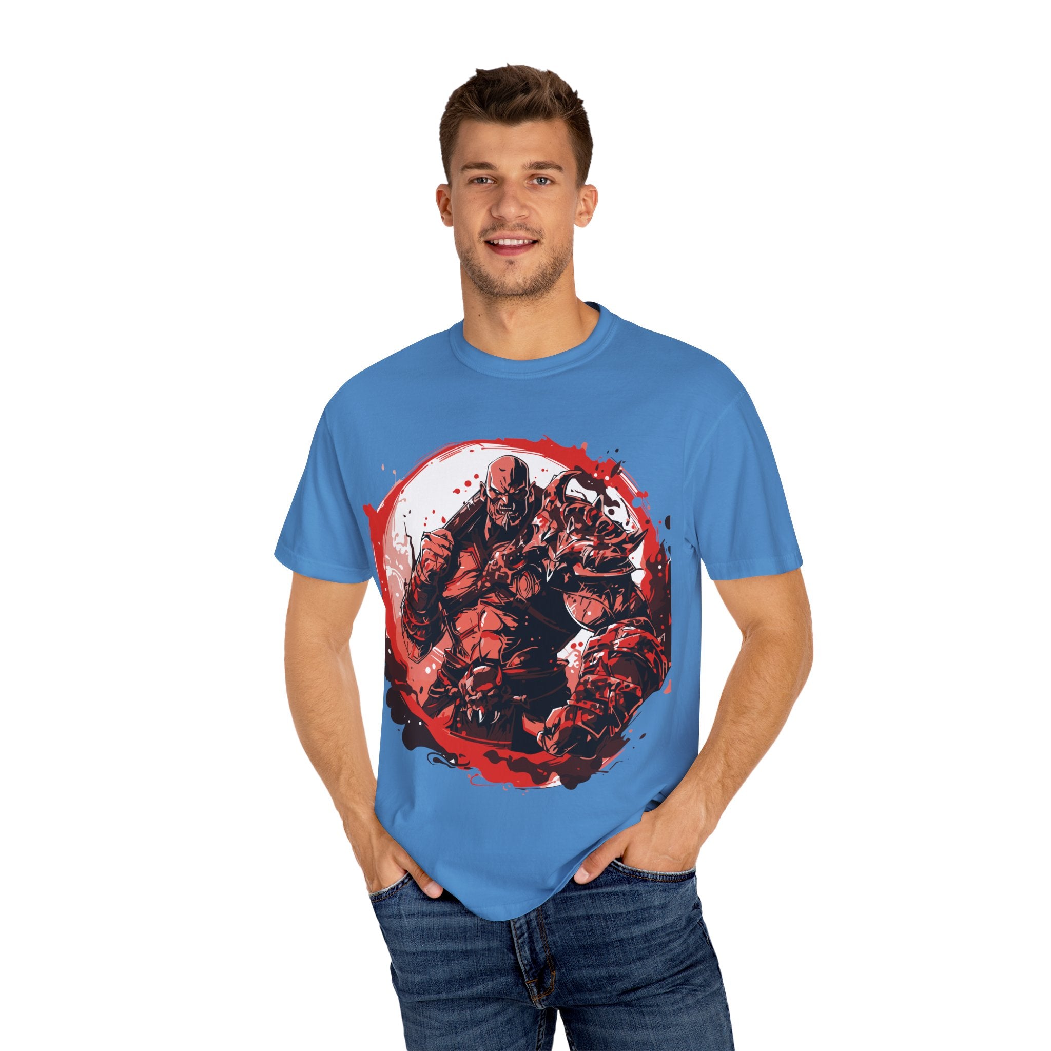 Bold Graphic Unisex T-Shirt - Red Warrior Design