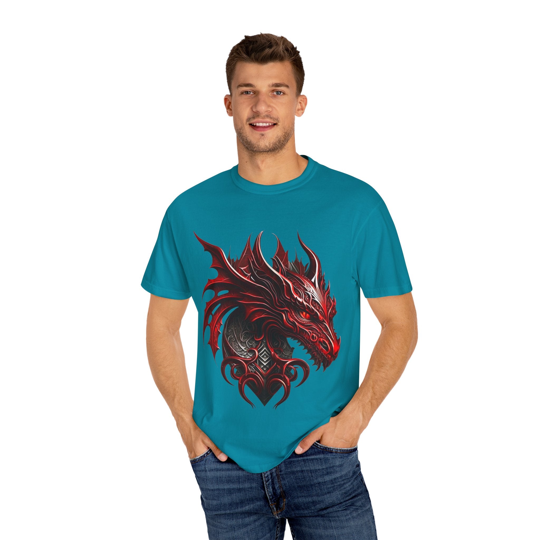 Red Dragon Graphic Unisex T-Shirt - Bold & Edgy Design
