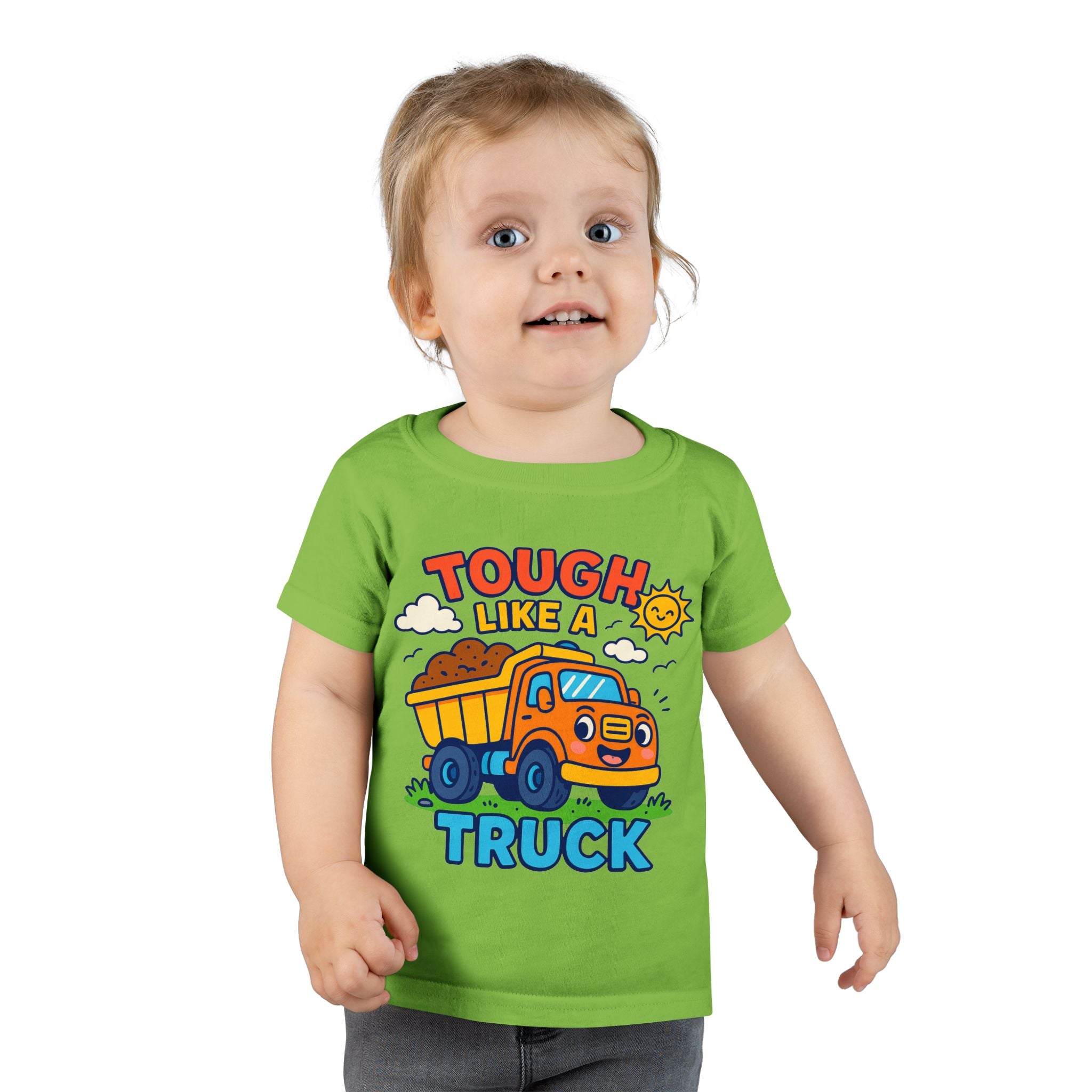 Tough Like a Truck Toddler T-Shirt | Cute Kids Tee, Truck Lover Gift, Birthday Outfit, Playtime Apparel, Toddler Casual Wear