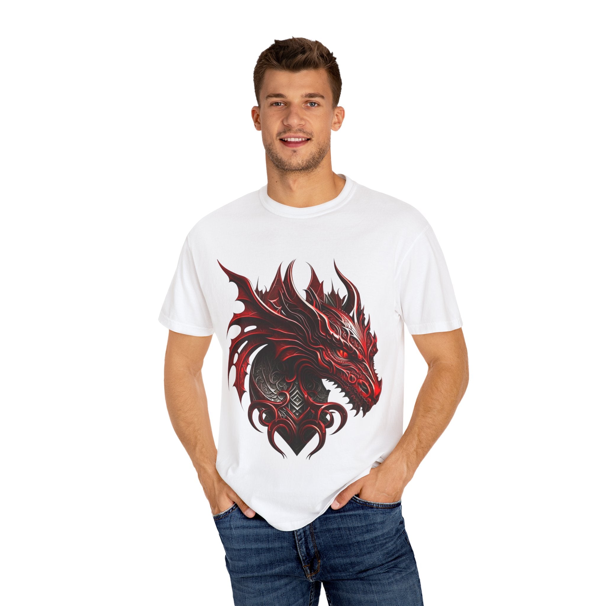 Red Dragon Graphic Unisex T-Shirt - Bold & Edgy Design
