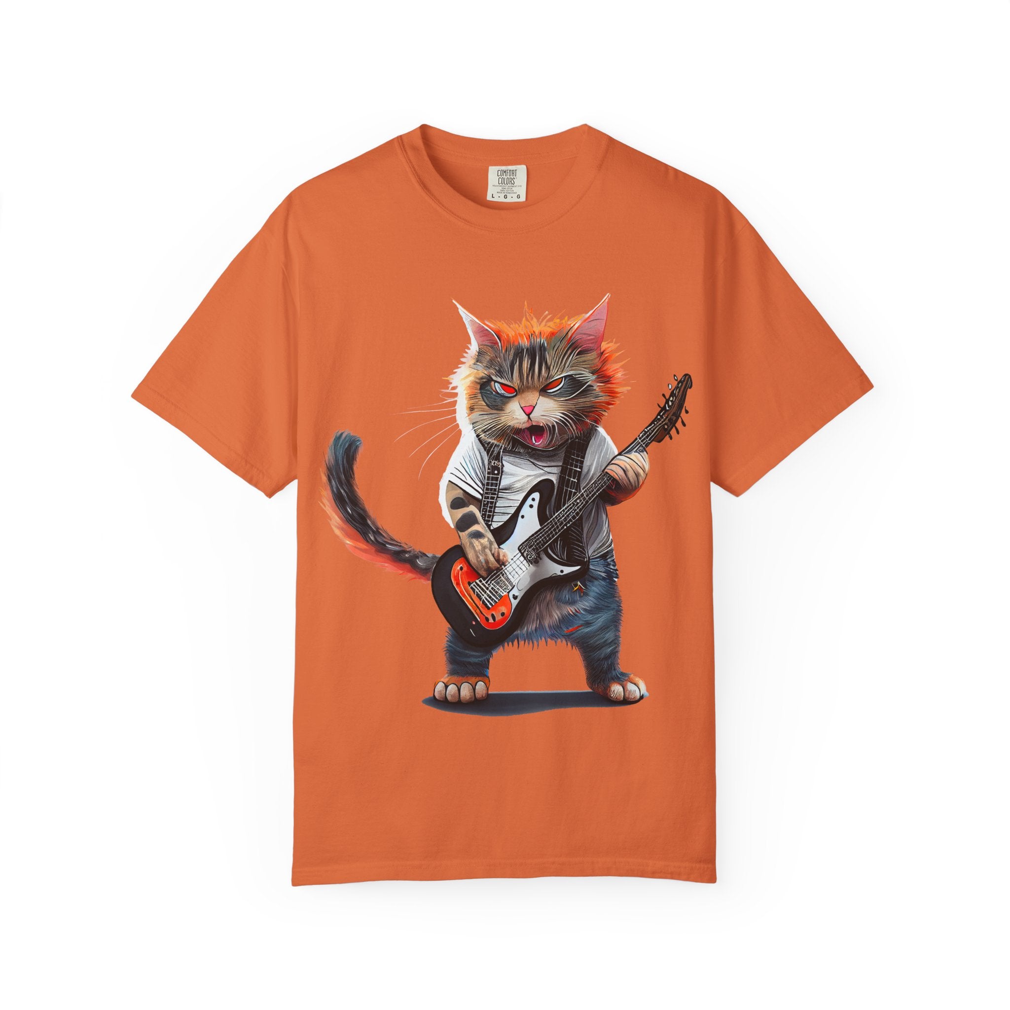 Rockin' Kitty Unisex Garment-Dyed T-Shirt