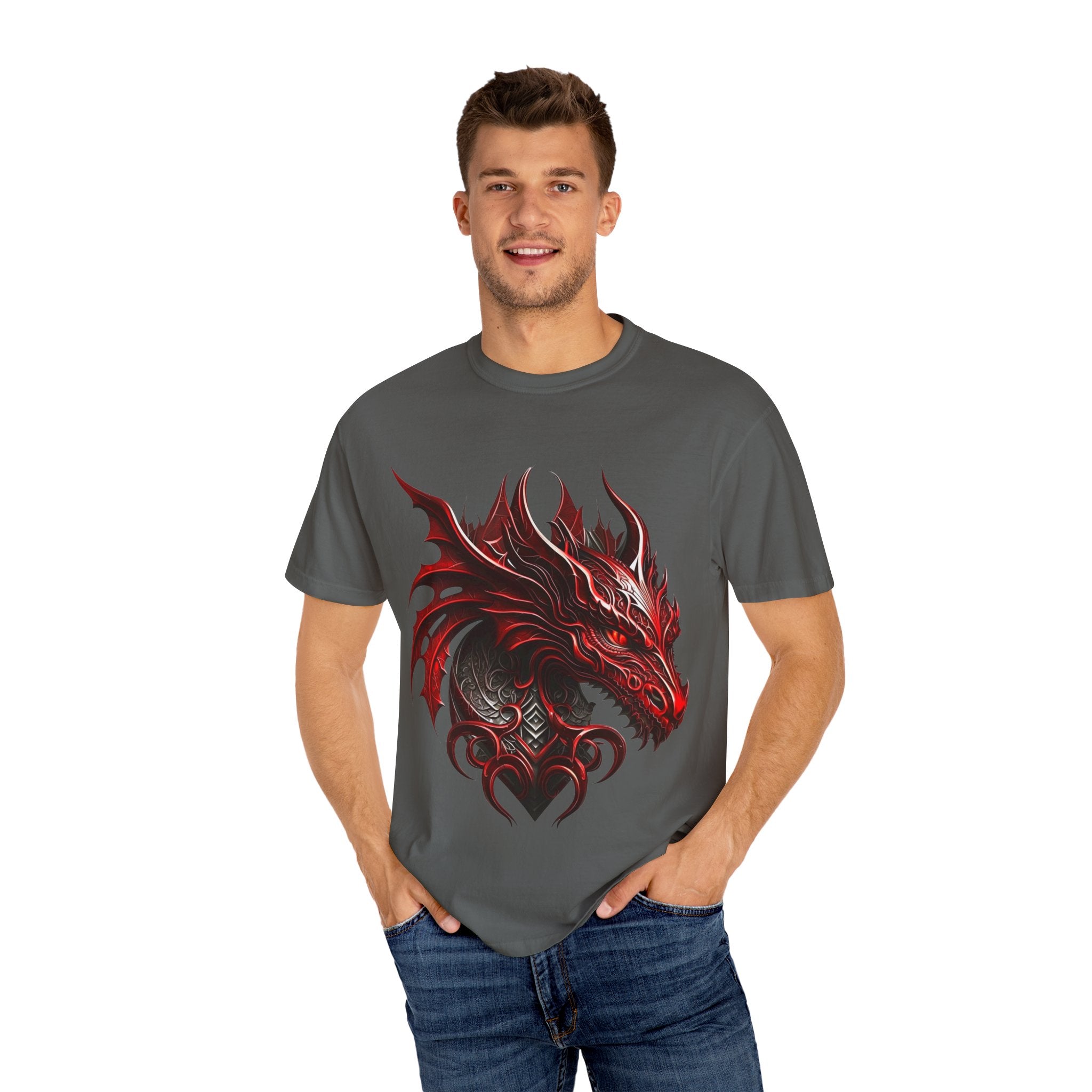 Red Dragon Graphic Unisex T-Shirt - Bold & Edgy Design