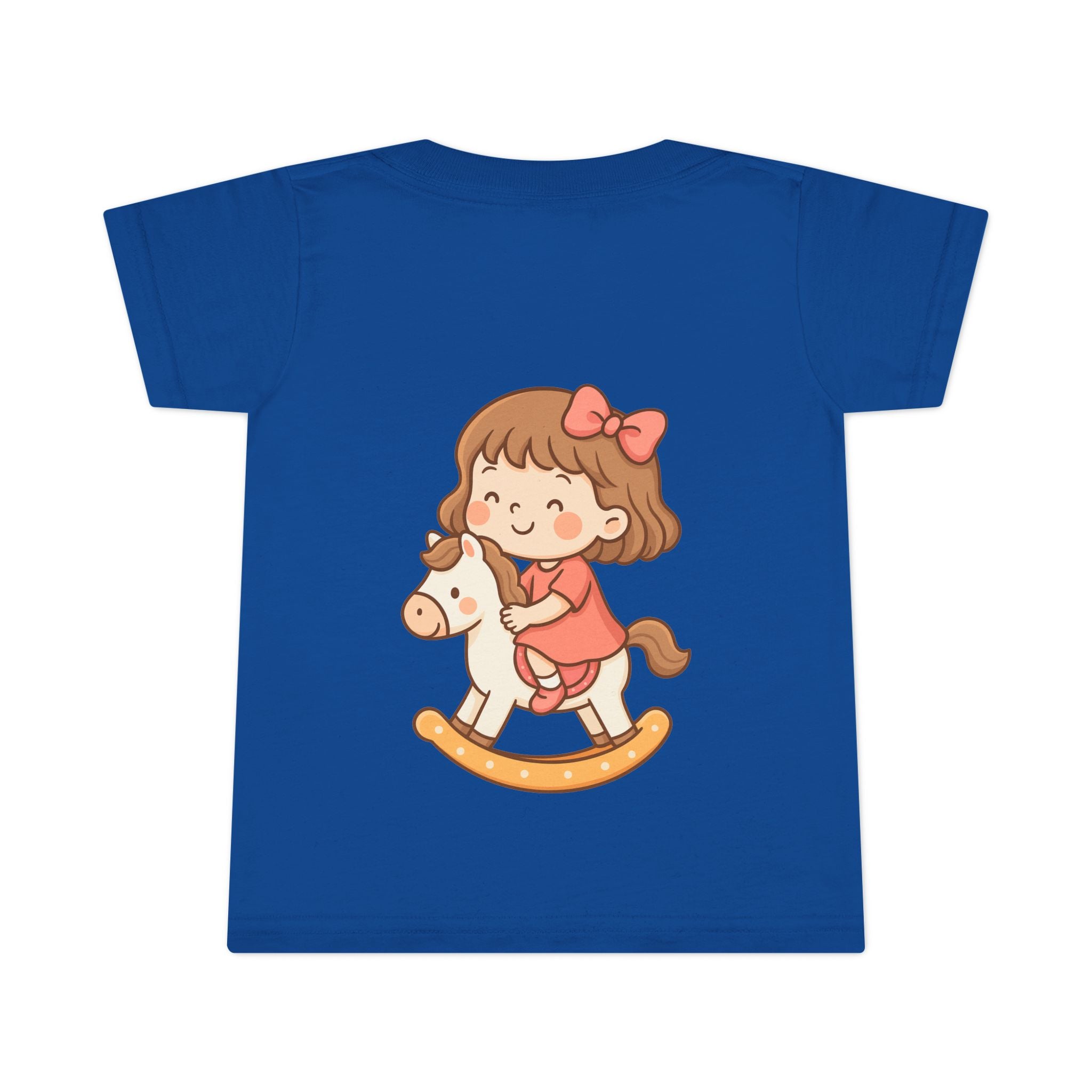 Toddler T-Shirt with Adorable Rocking Horse Design, Cute Kids Shirt, Baby Shower Gift, Playtime Outfit, Toddler Apparel