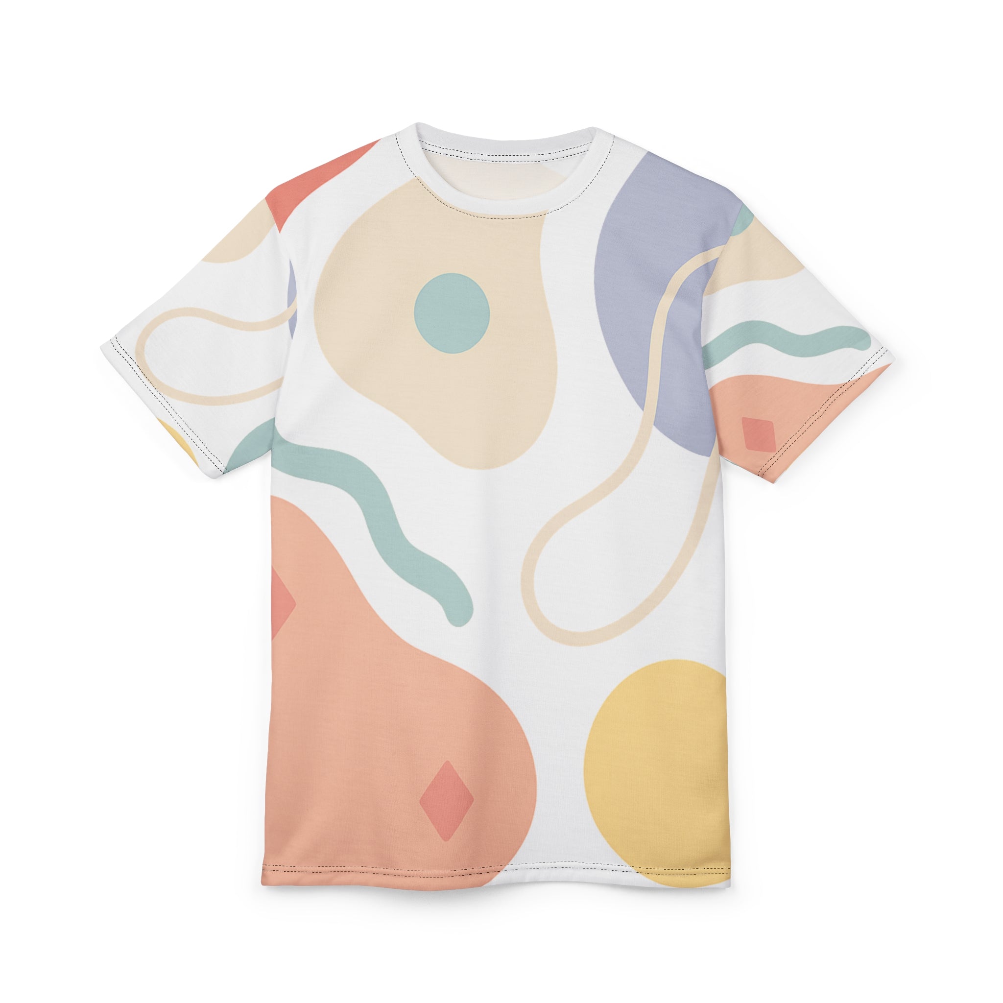 Abstract Art Unisex T-Shirt, Colorful Graphic Tee for Casual Wear, Unique Gift for Art Lovers, Summer Fashion, Trendy Outfit
