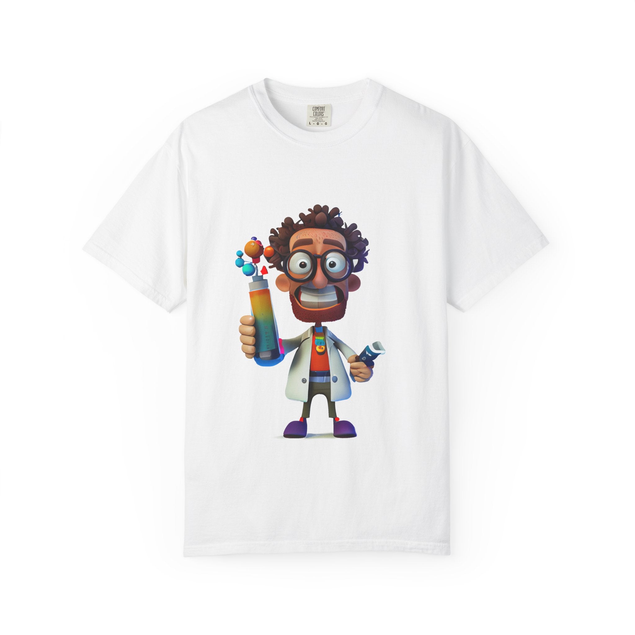 Scientist Character T-Shirt for Science Lovers