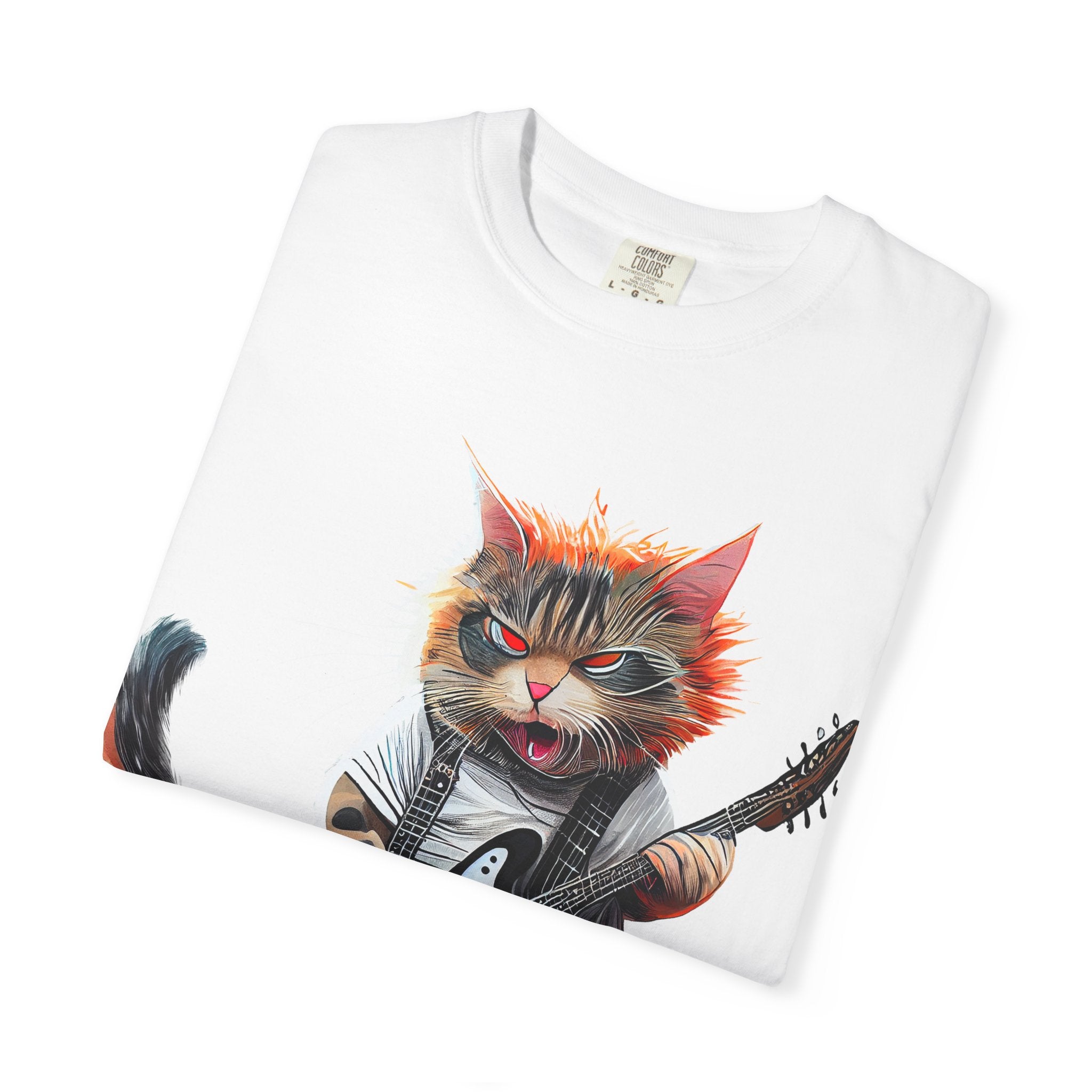 Rockin' Kitty Unisex Garment-Dyed T-Shirt