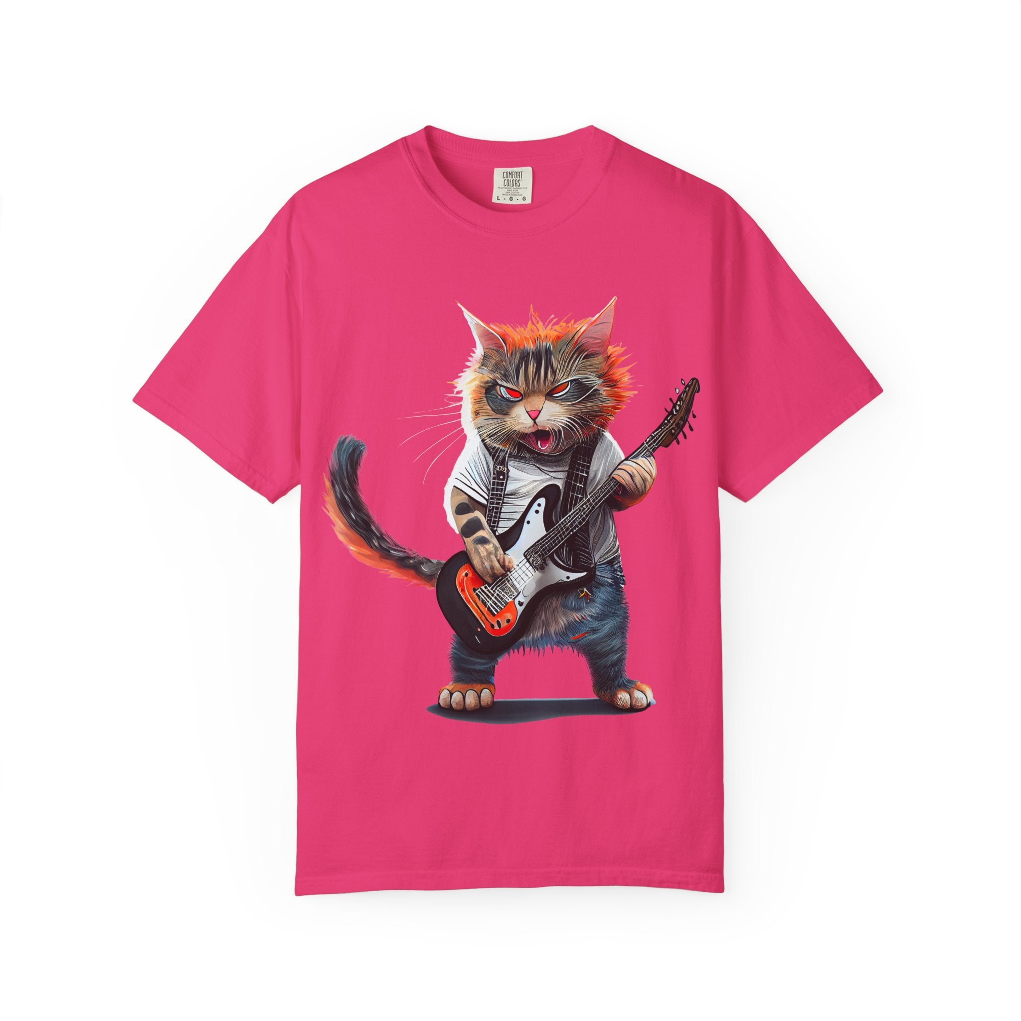 Rockin' Kitty Unisex Garment-Dyed T-Shirt