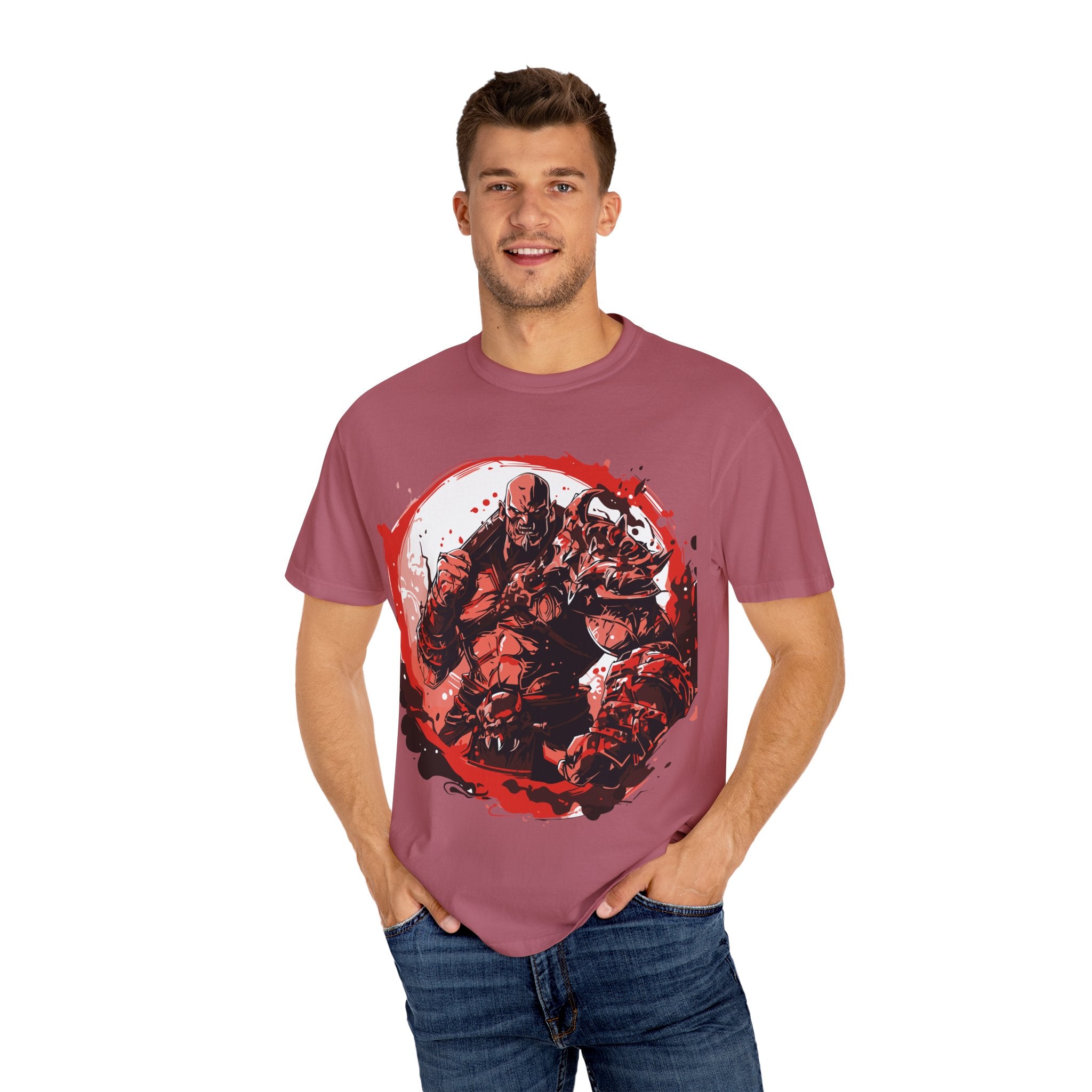 Bold Graphic Unisex T-Shirt - Red Warrior Design