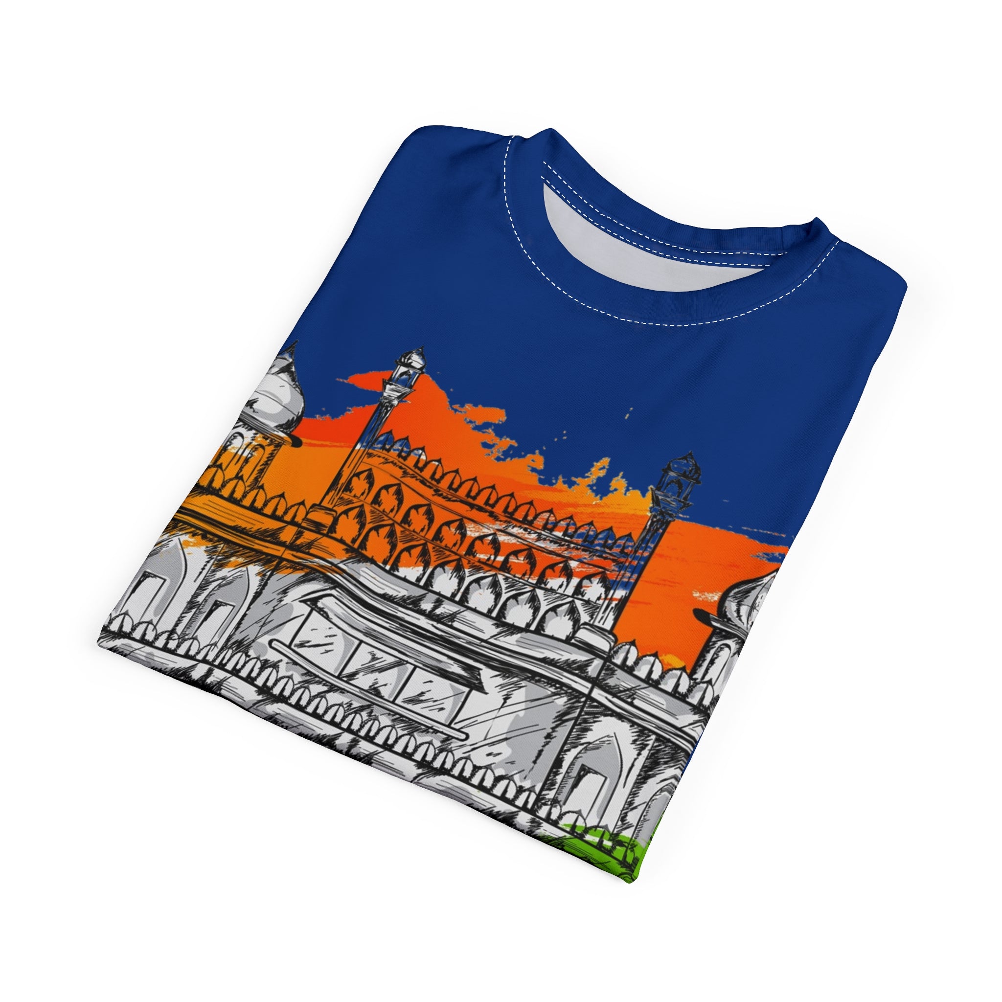 Republic Day 26 January Tee — India Tricolor Monument All-Over Print