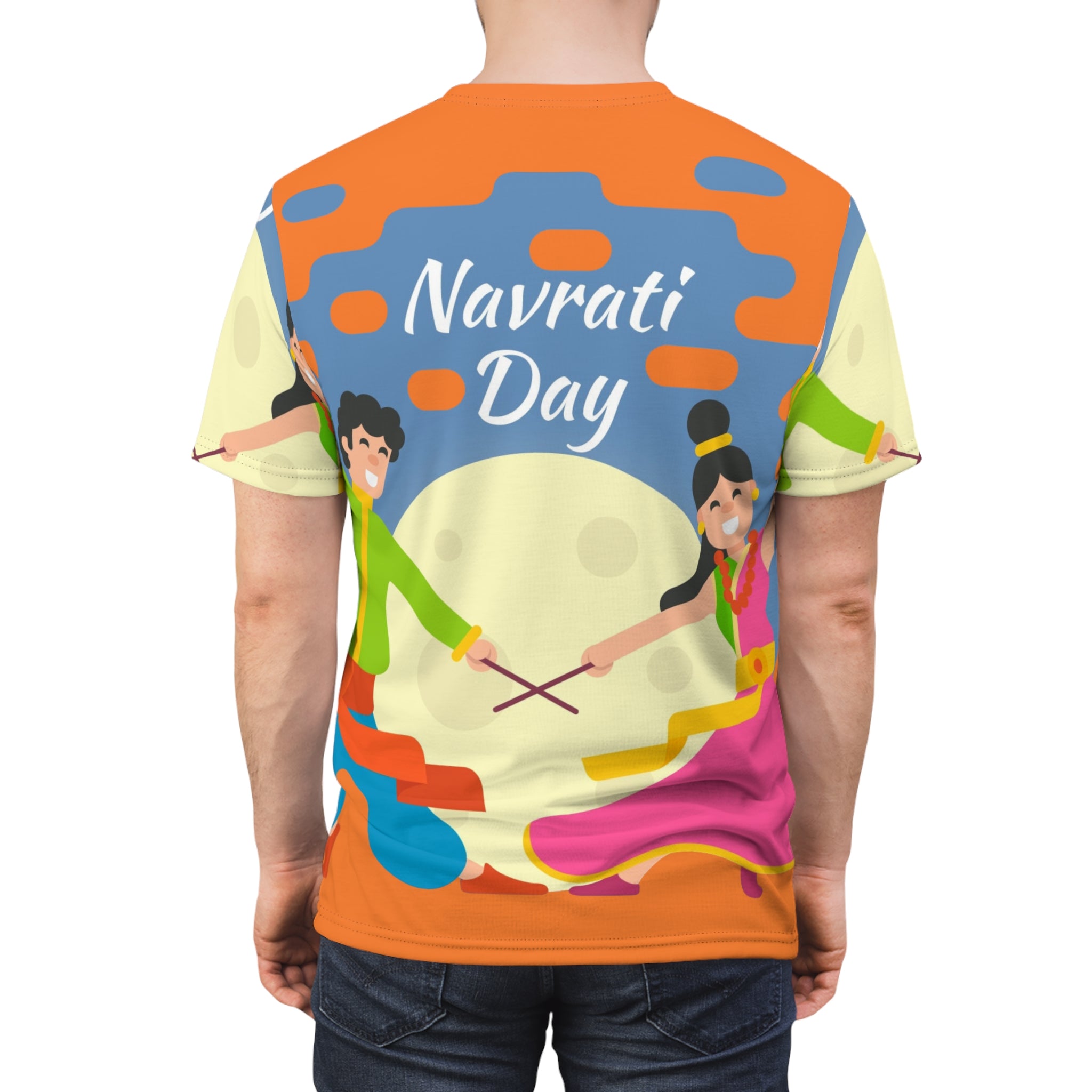 Navratri Day Tee — Colorful Dandiya Dance Festival Shirt