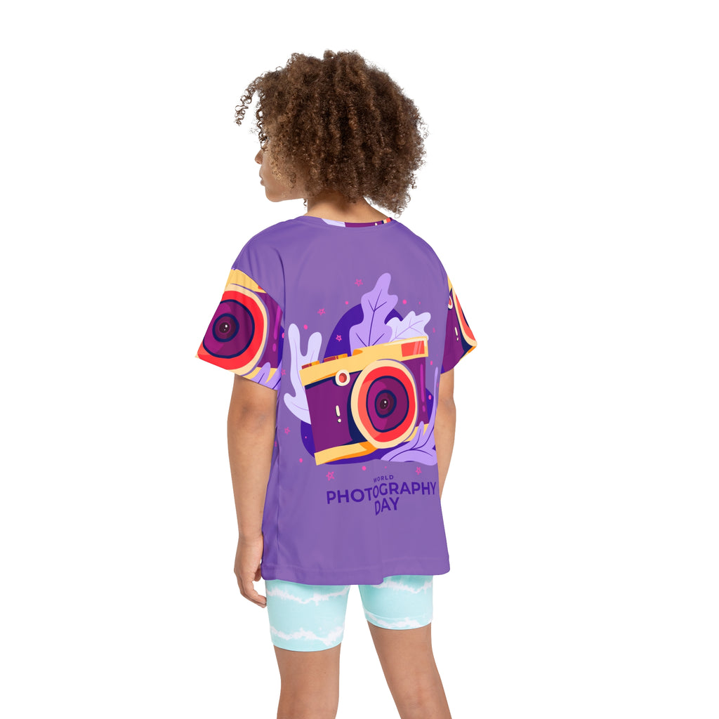 Kids Jersey - "World Photography Day" Camera Graphic