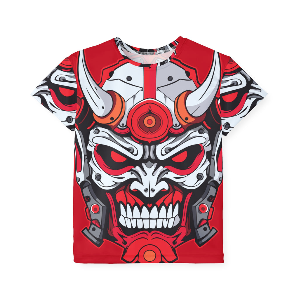 Kids Jersey – Red Oni Samurai Mask All-Over Print
