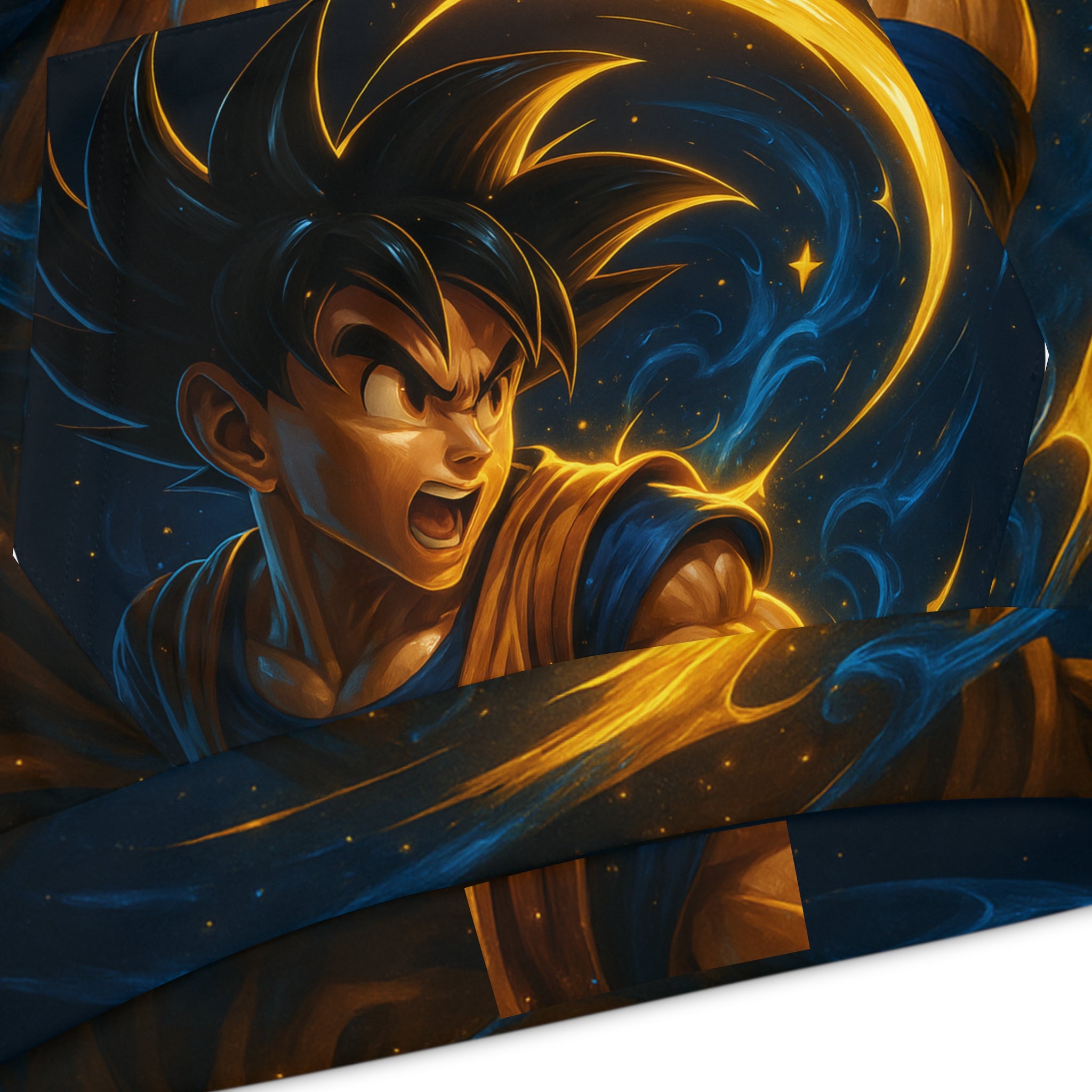 Kids Hoodie — Galactic Warrior Anime All-Over Print