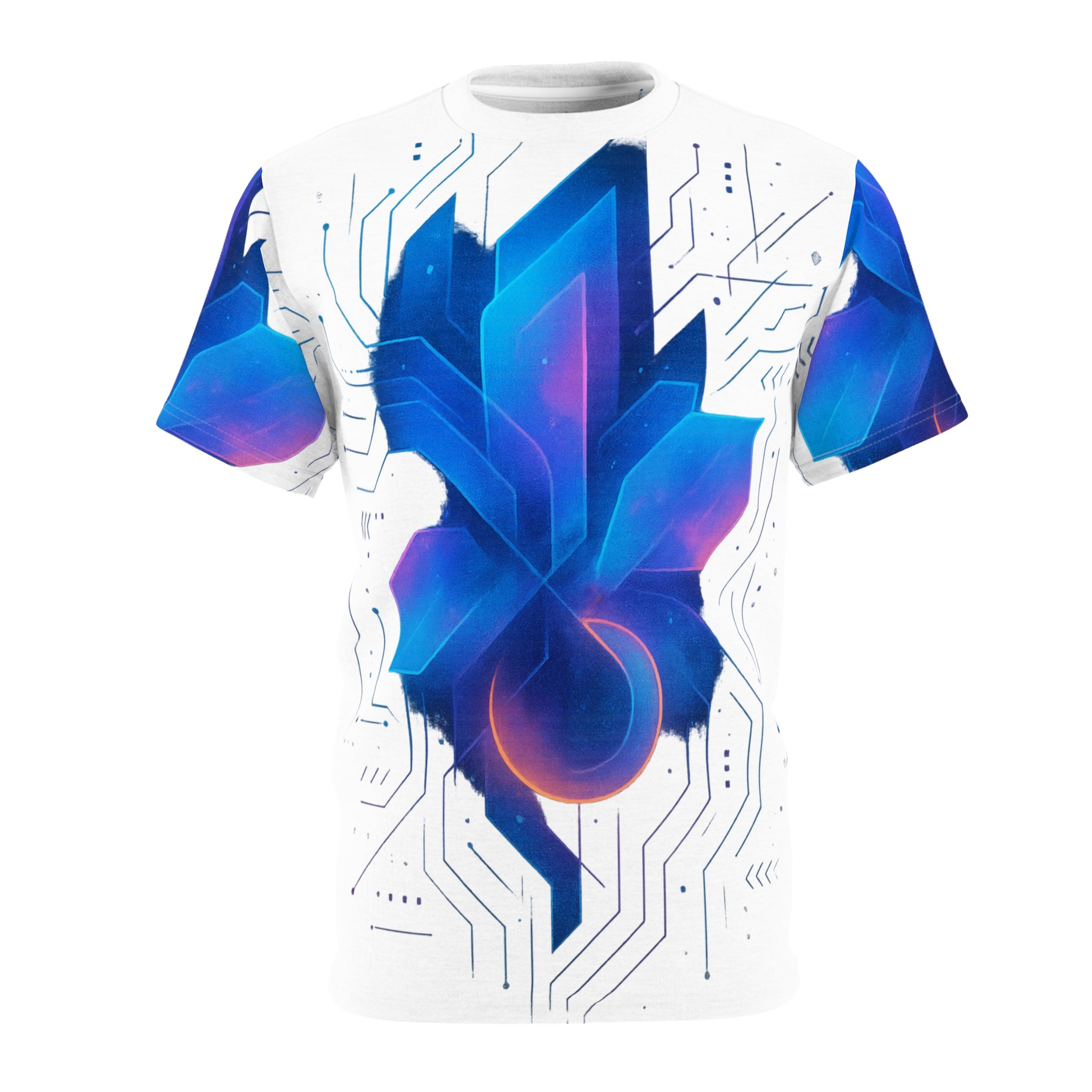 Neon blue Techwear fashion