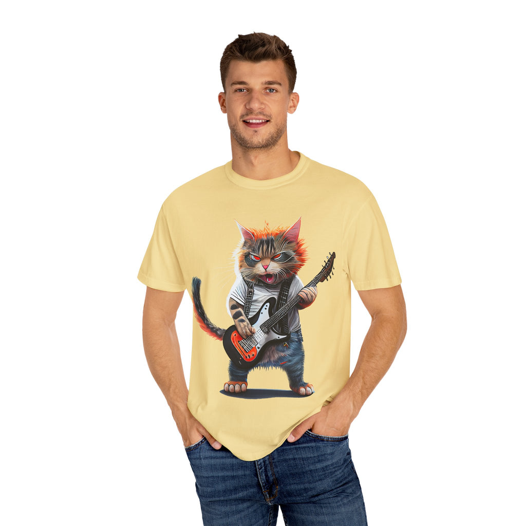 Rockin' Kitty Unisex Garment-Dyed T-Shirt