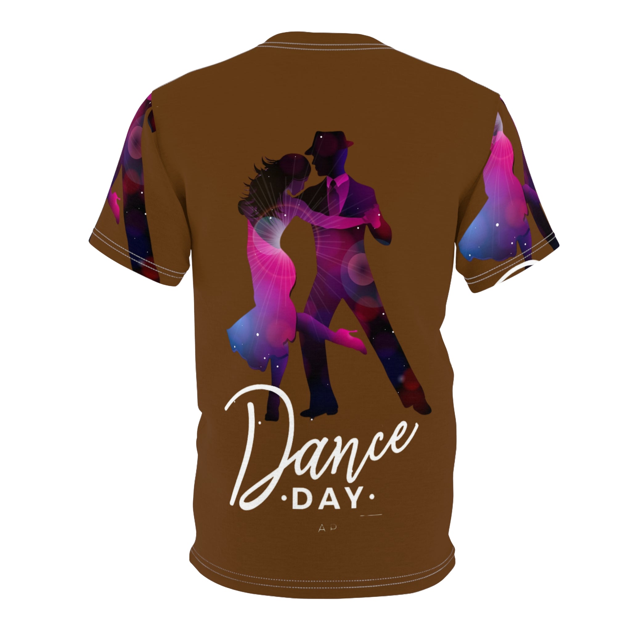 Dance Day Tee — Colorful Ballroom Dance Couple Graphic Shirt