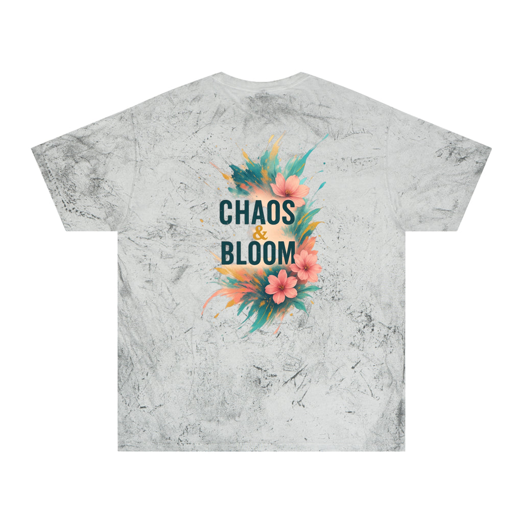 Unisex Bohemian Floral T-Shirt, Chaos & Bloom Tee, Summer Shirt, Gift for Nature Lovers, Trendy Casual Wear, Unique Statement Tee