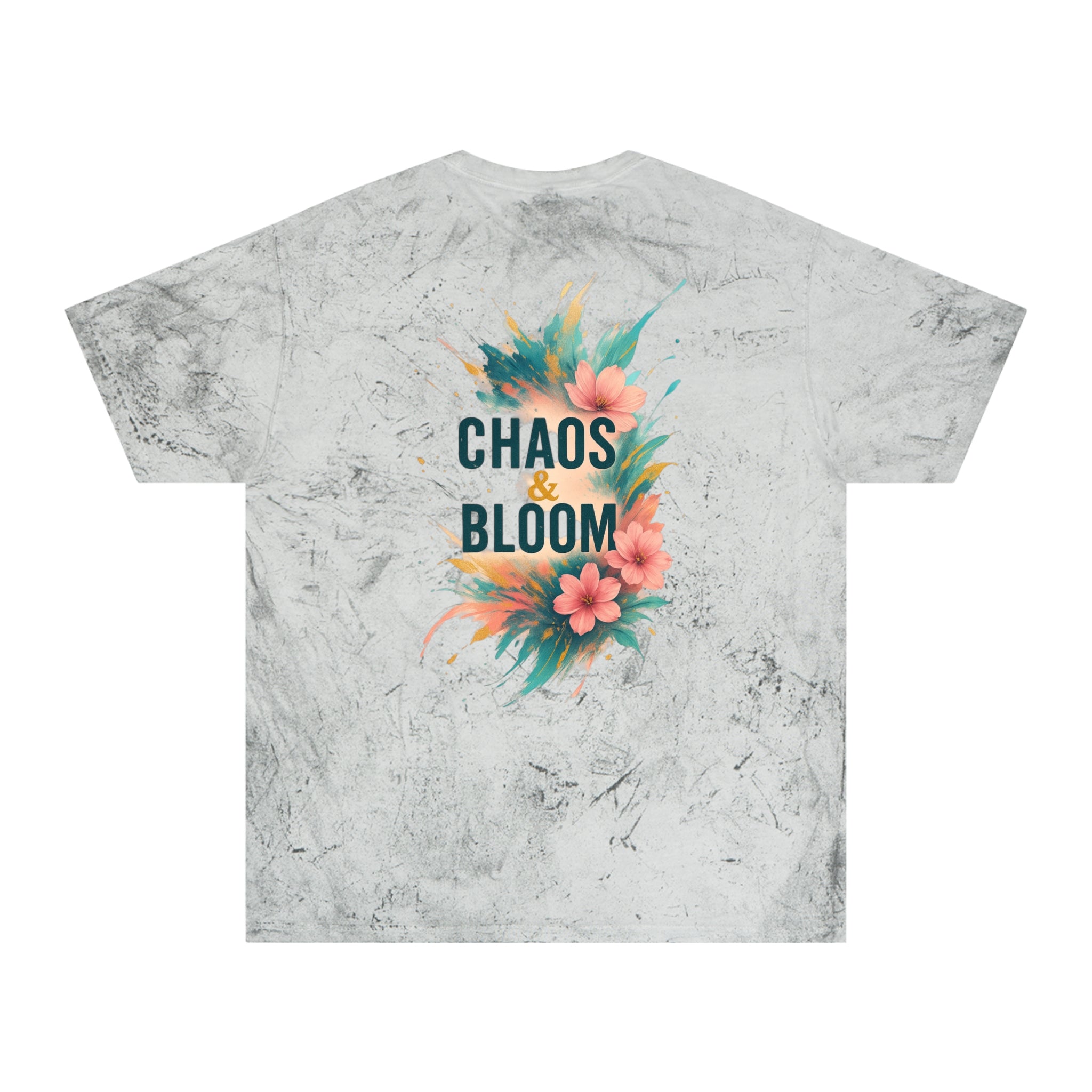 Unisex Bohemian Floral T-Shirt, Chaos & Bloom Tee, Summer Shirt, Gift for Nature Lovers, Trendy Casual Wear, Unique Statement Tee