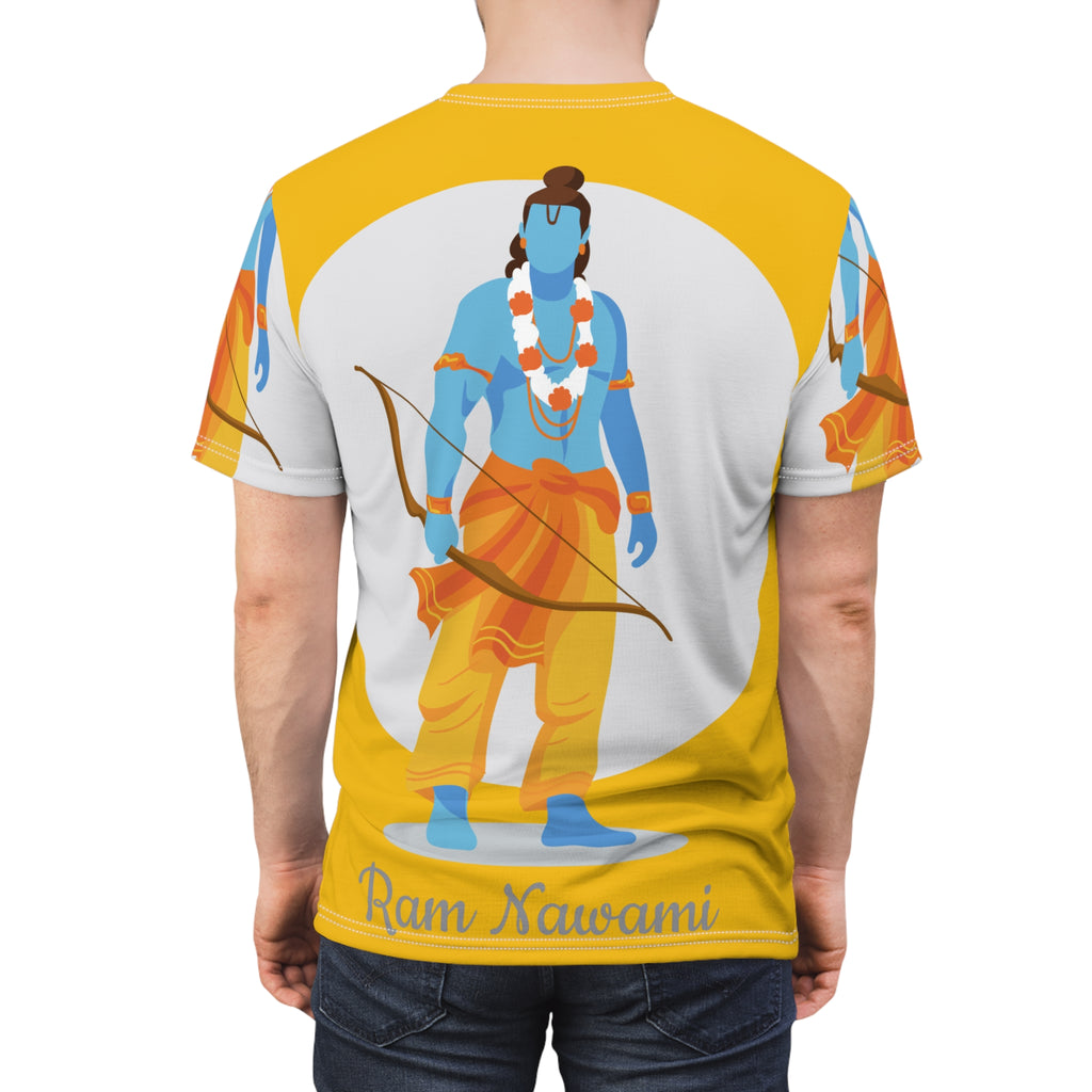 Ram Navami Graphic Tee — Lord Rama Illustration All-Over Print