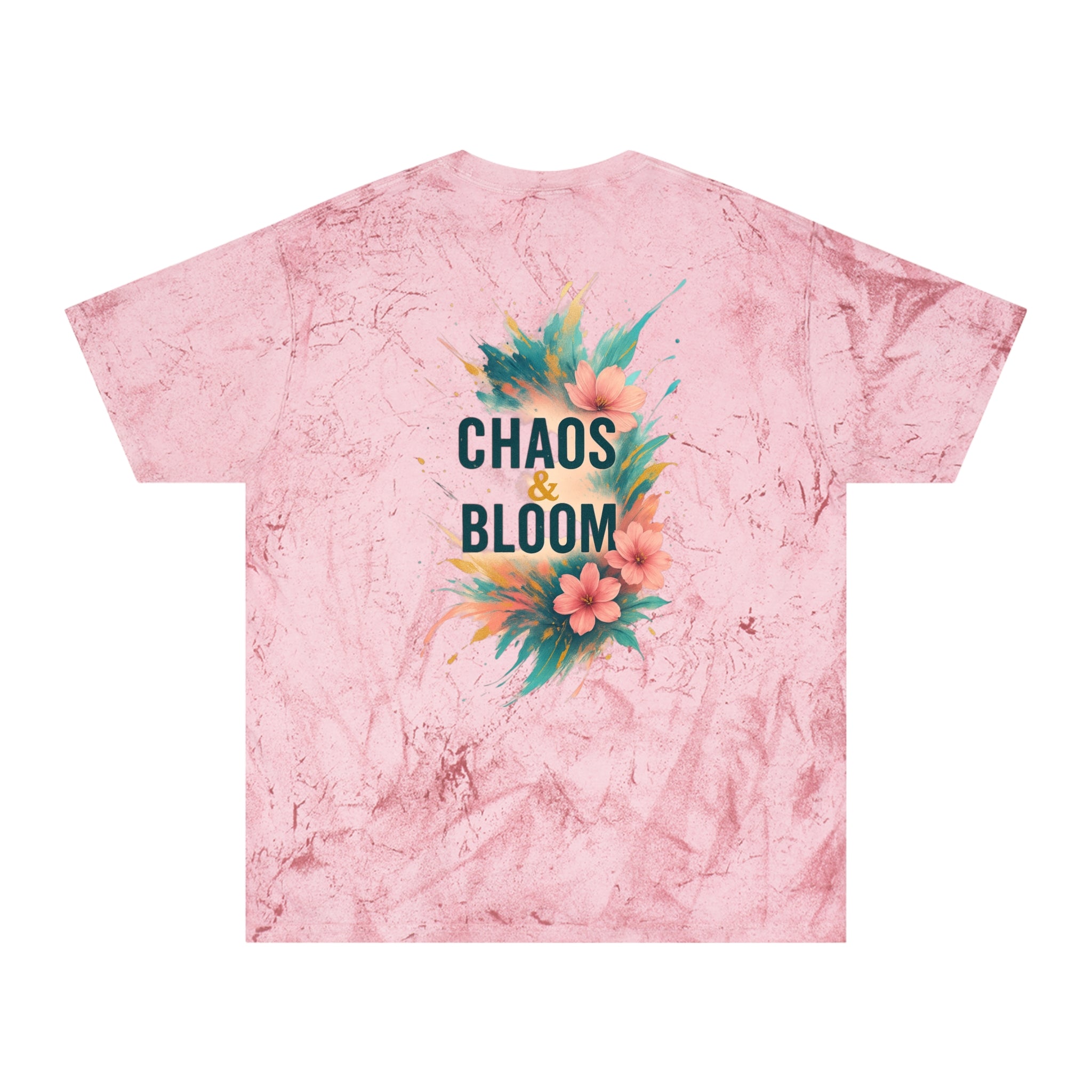 Unisex Bohemian Floral T-Shirt, Chaos & Bloom Tee, Summer Shirt, Gift for Nature Lovers, Trendy Casual Wear, Unique Statement Tee