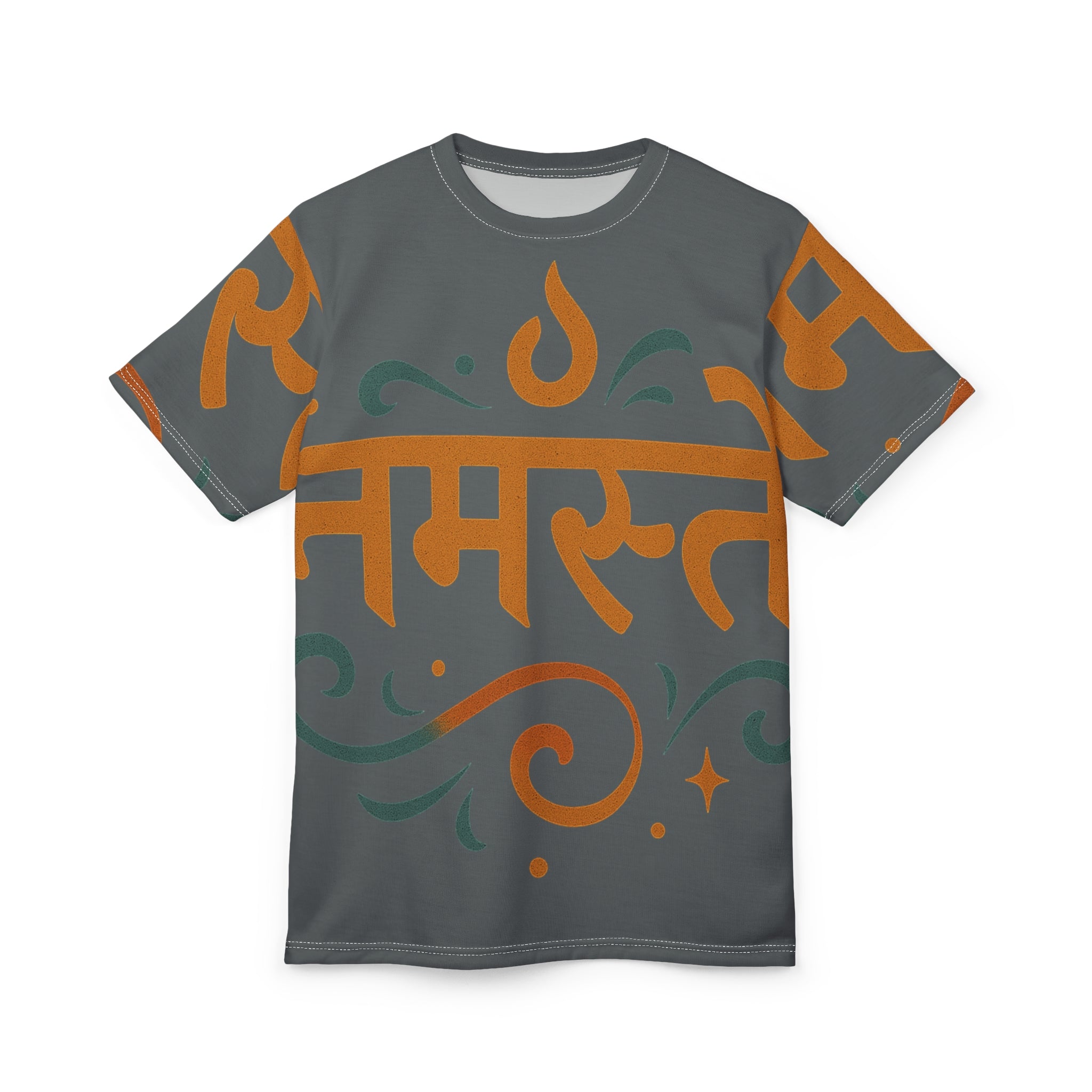 Namaste Graphic Tee — Full‑Print Cut & Sew T‑Shirt