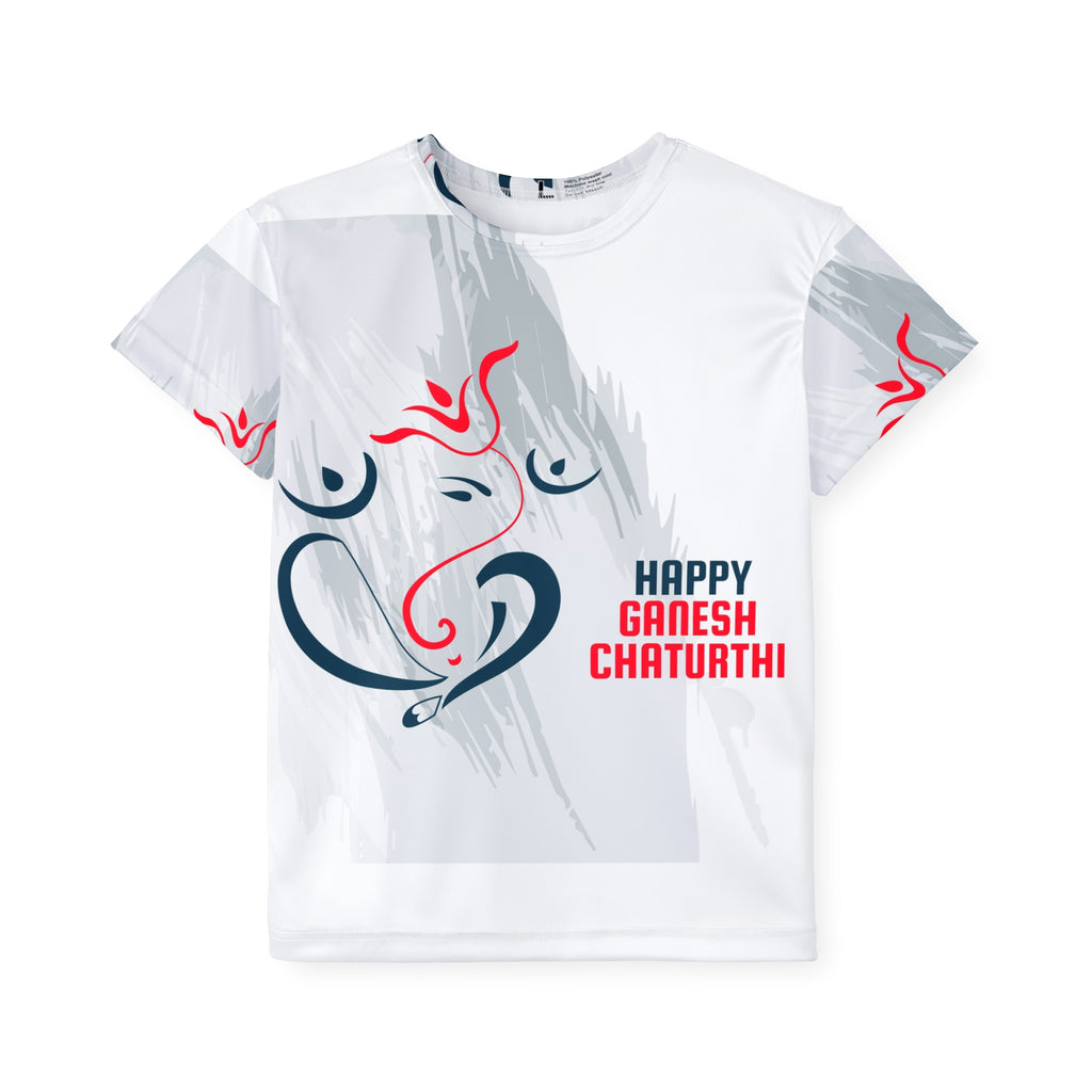 Kids Ganesh Chaturthi Sports Jersey — Happy Ganesh Design