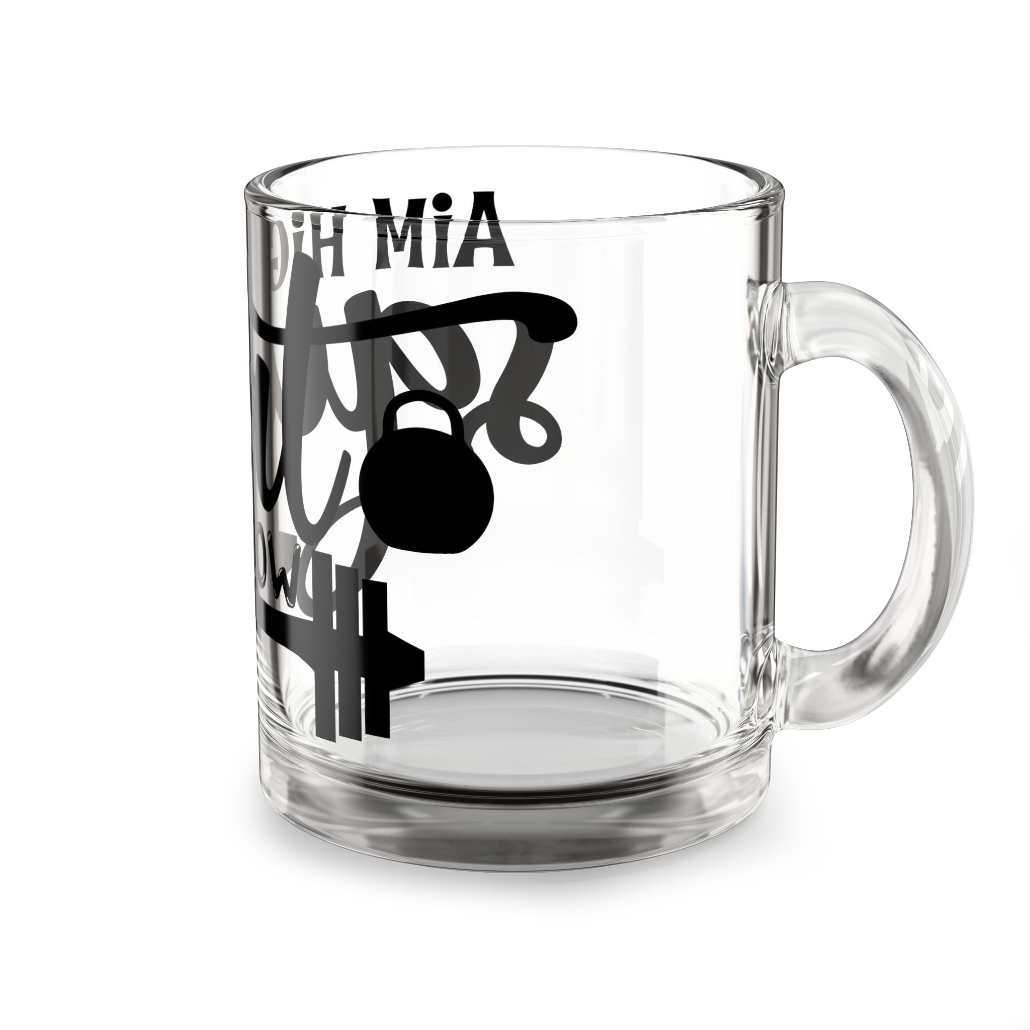 Graduation Glass Mug — "Aim High, Graduate" 10oz Keepsake
