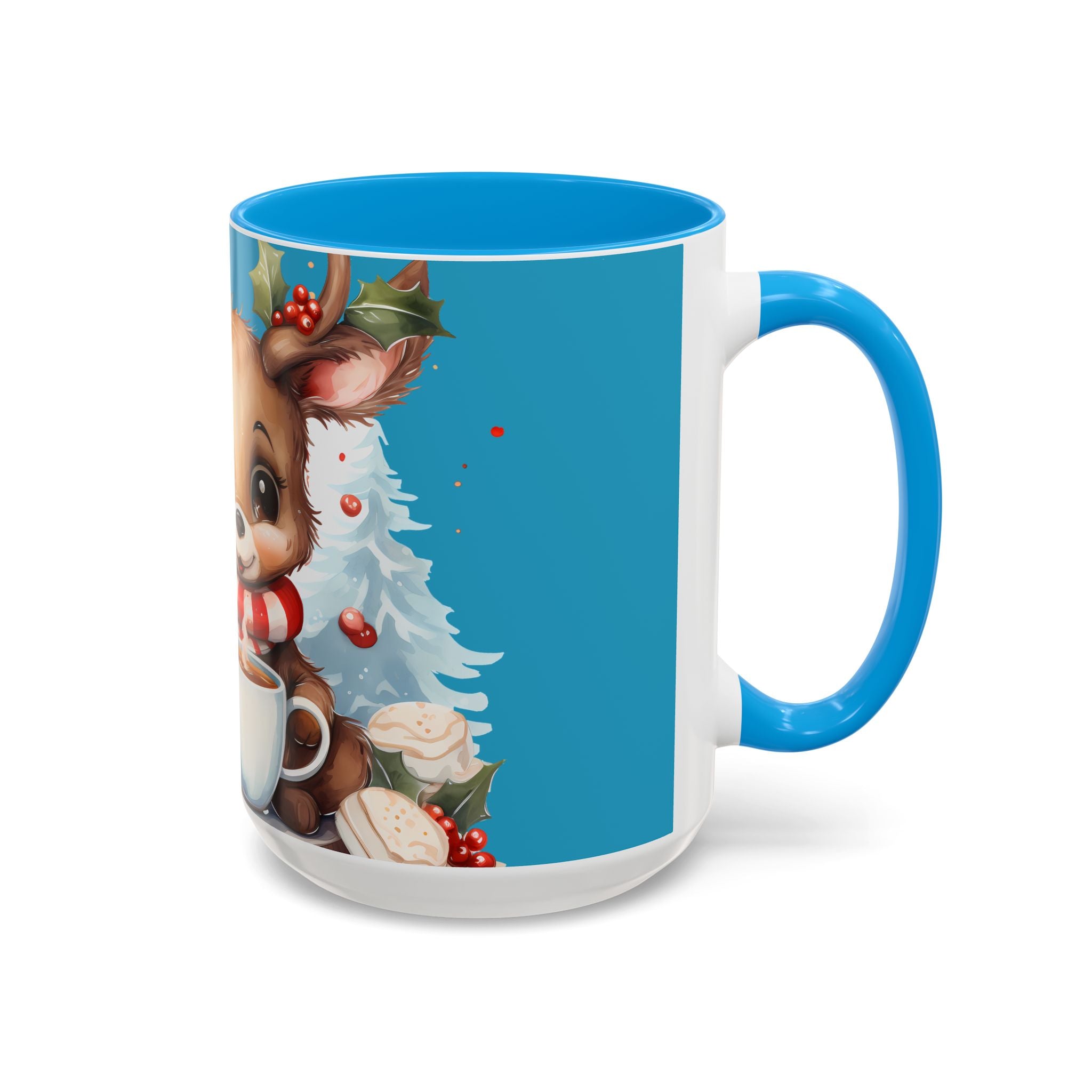 Cute Christmas Reindeer Coffee Mug (11oz & 15oz)
