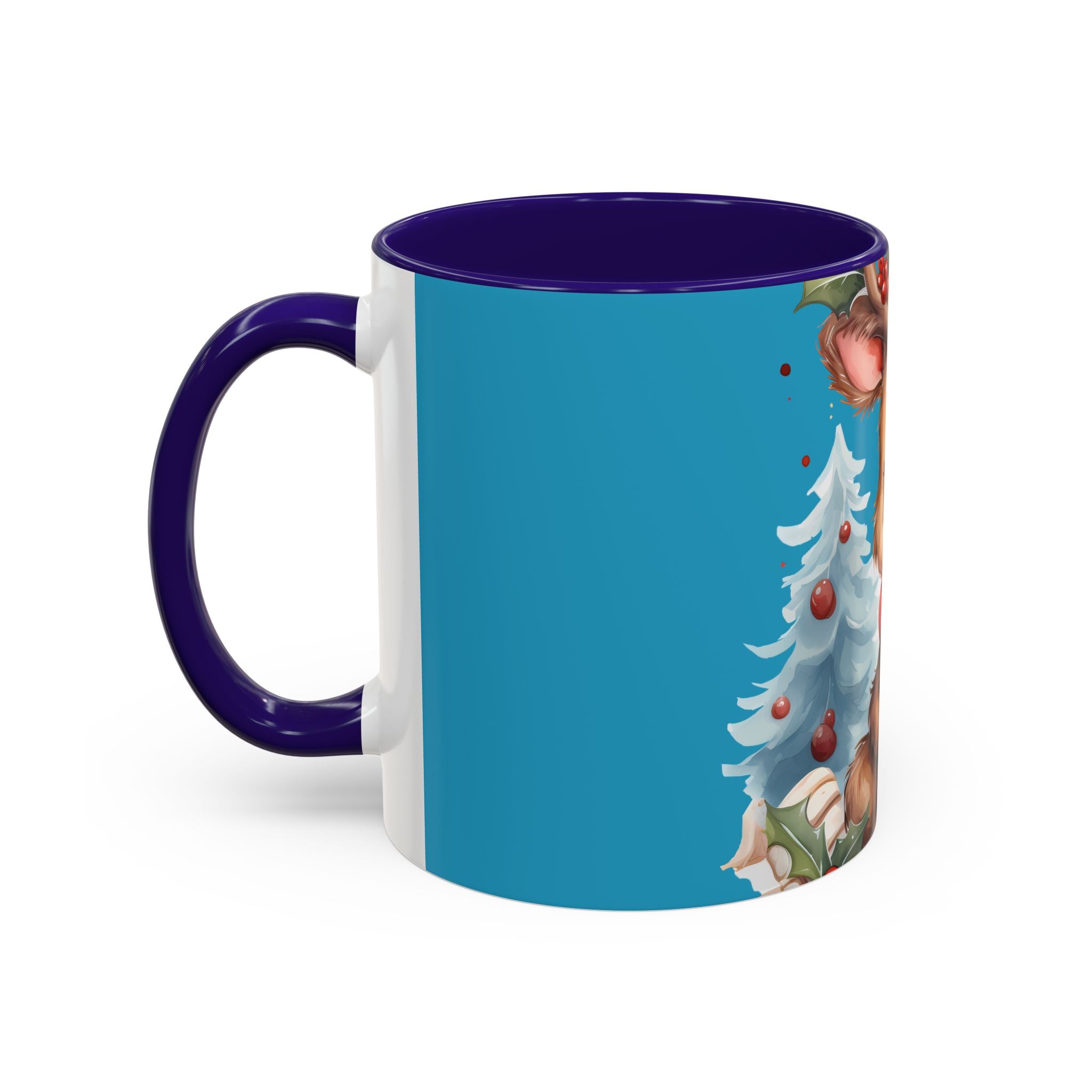 Cute Christmas Reindeer Coffee Mug (11oz & 15oz)