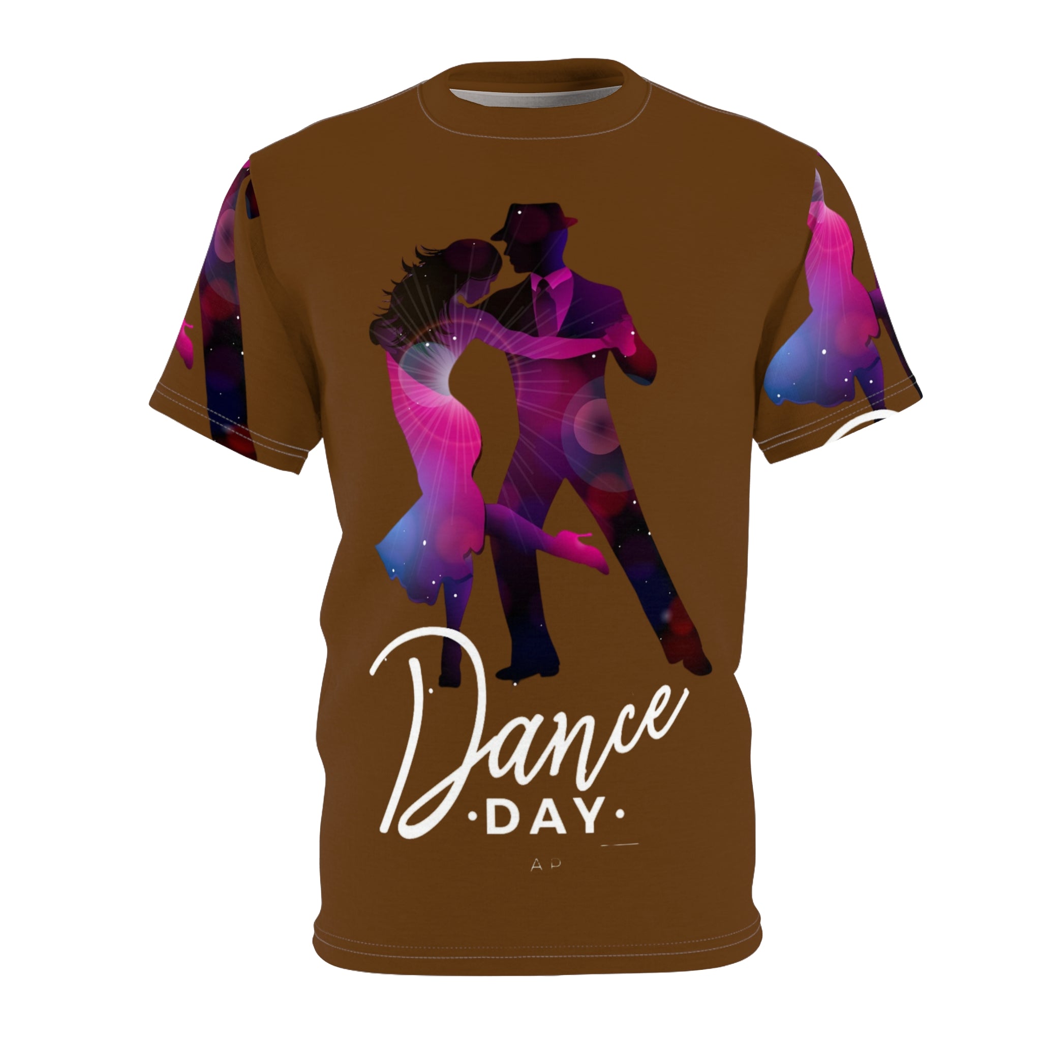 Dance Day Tee — Colorful Ballroom Dance Couple Graphic Shirt