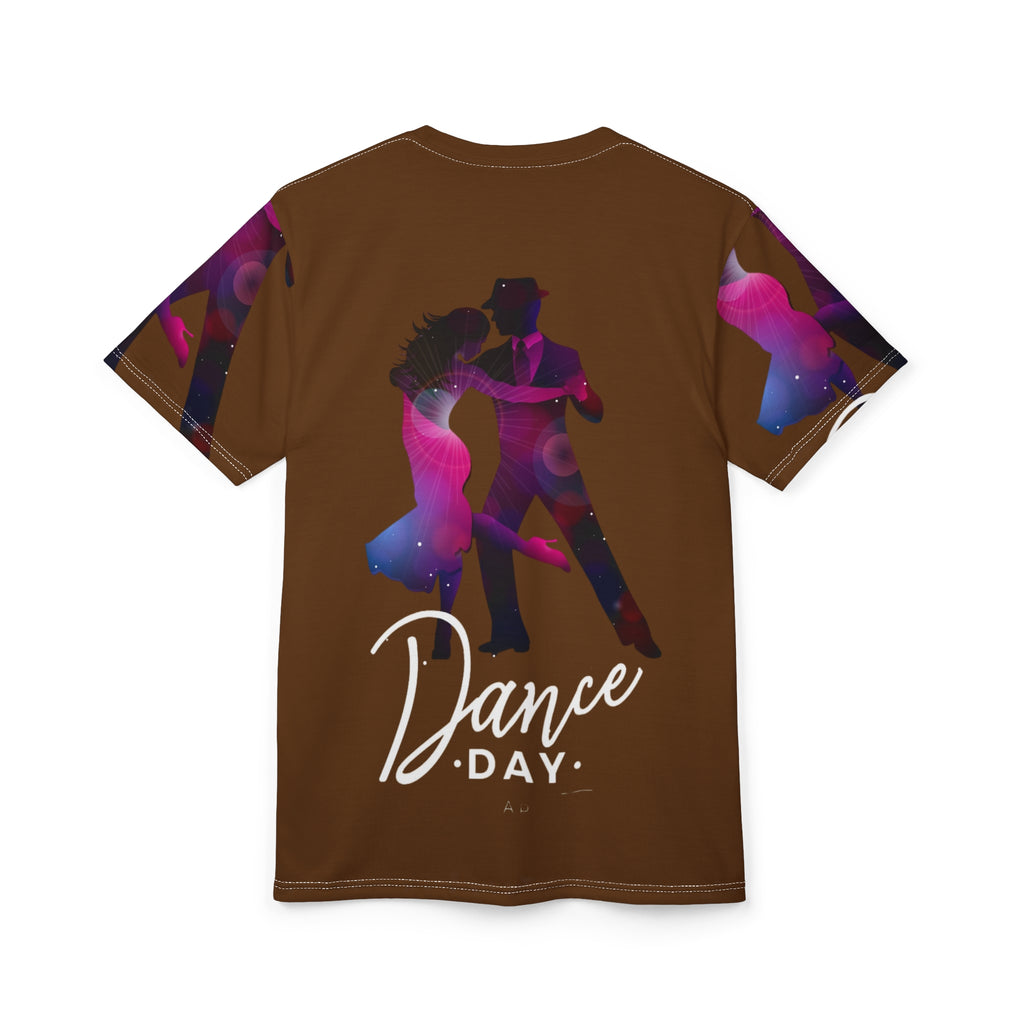 Dance Day Tee — Colorful Ballroom Dance Couple Graphic Shirt