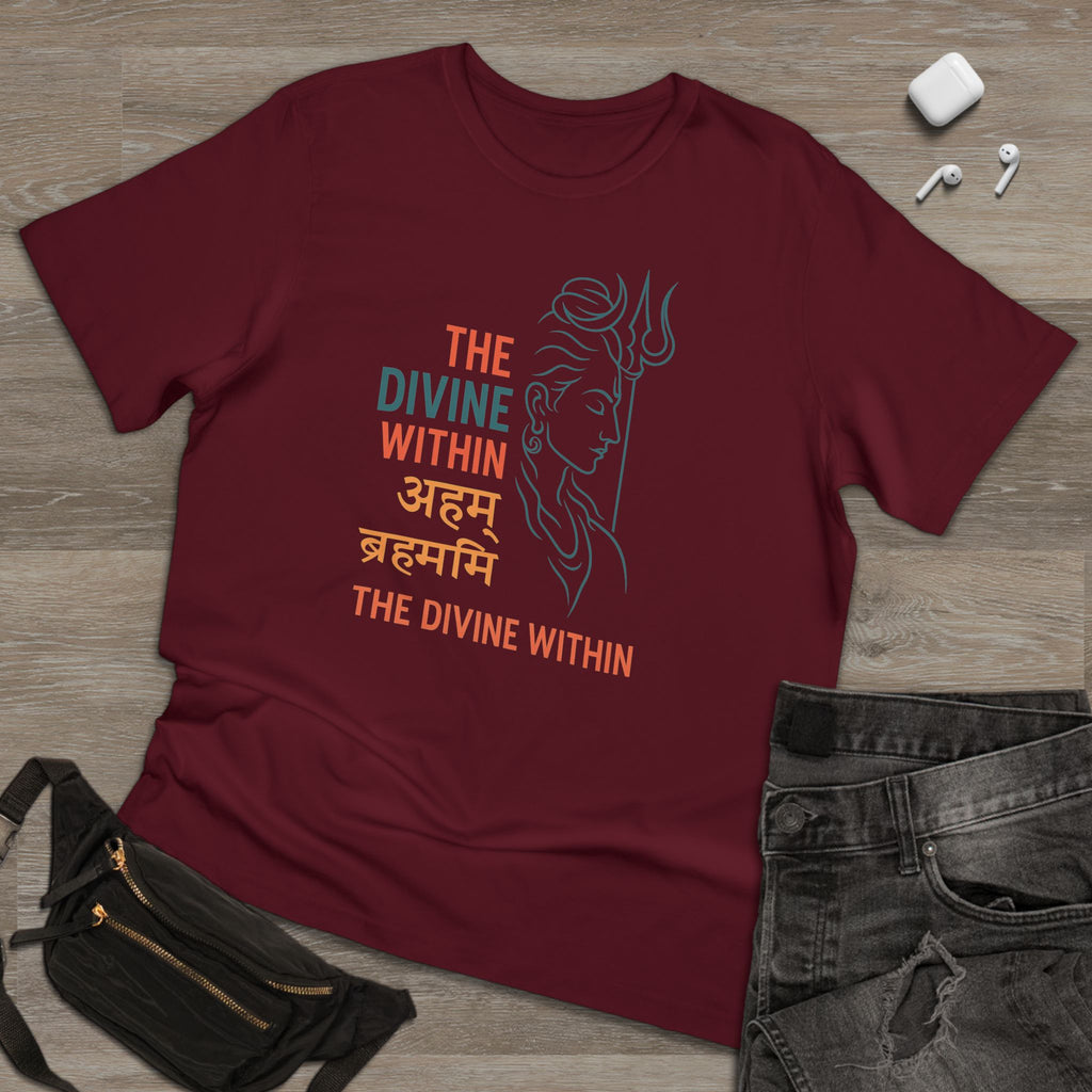 Spiritual Unisex T-shirt, Meditative Tee, Yoga Apparel, Divine Design Shirt, Gift for Mindfulness, Festival Wear
