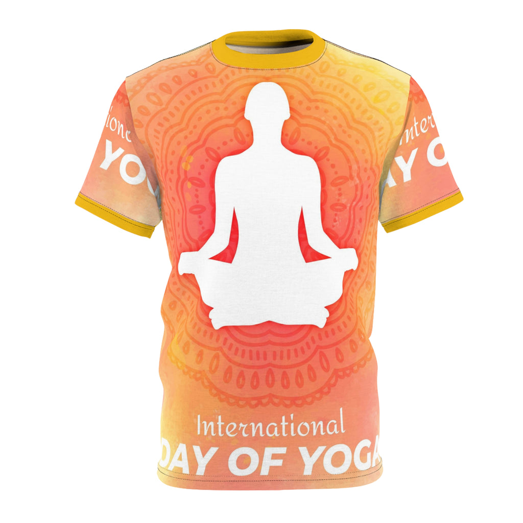 International Day of Yoga Tee — Meditative Mandala All-Over Print Shirt