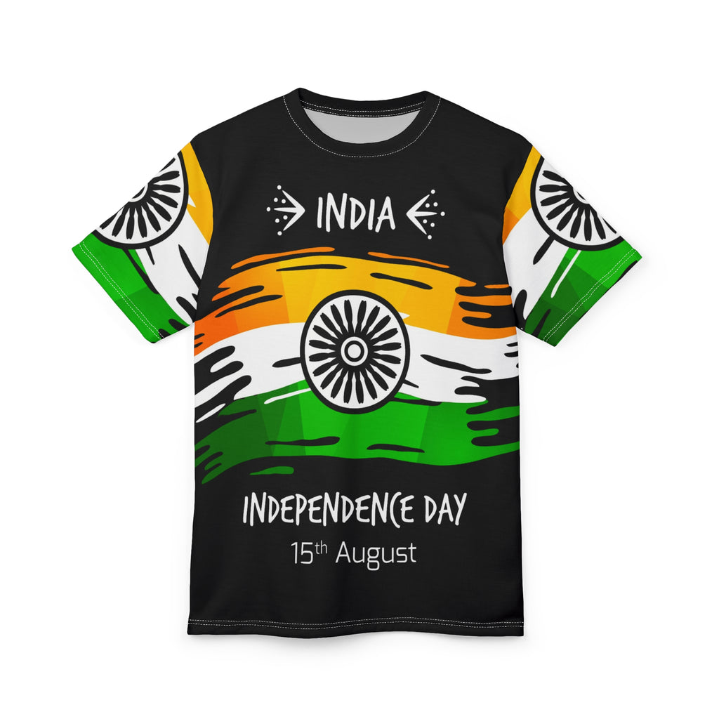 India Independence Day T-Shirt – Tricolor Flag Design (15th August)