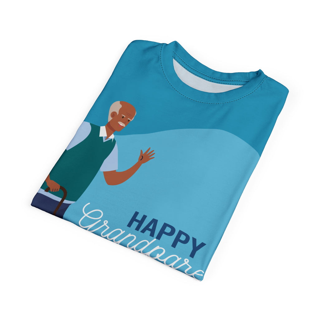 Happy Grandparents Day Tee — All-Over Print Grandfather Celebration Shirt
