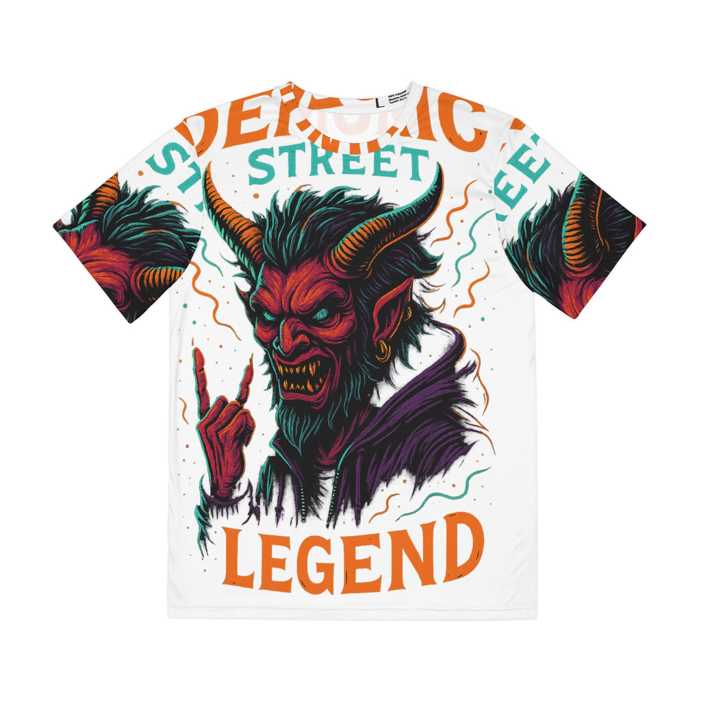 Demonic Street Legend Tee, Graphic T-Shirt, Men's Casual Shirt, Unique Festival Apparel, Streetwear Style