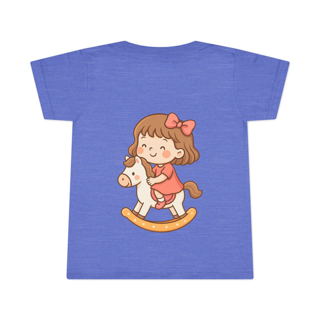 Toddler T-Shirt with Adorable Rocking Horse Design, Cute Kids Shirt, Baby Shower Gift, Playtime Outfit, Toddler Apparel
