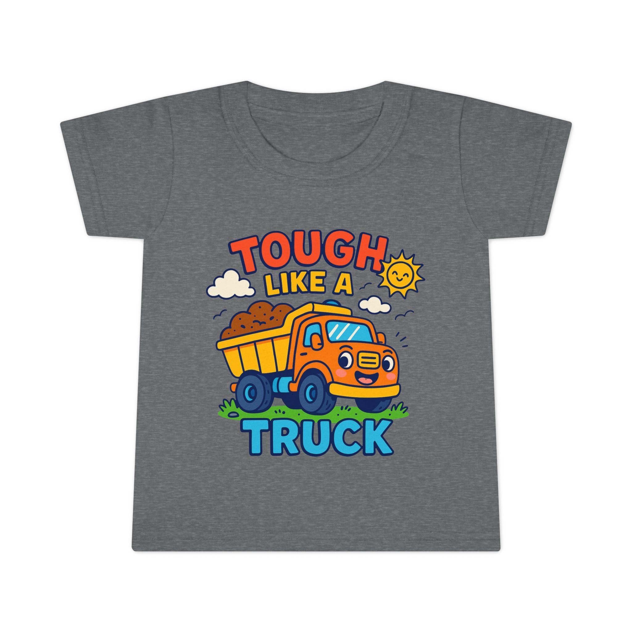 Tough Like a Truck Toddler T-Shirt | Cute Kids Tee, Truck Lover Gift, Birthday Outfit, Playtime Apparel, Toddler Casual Wear